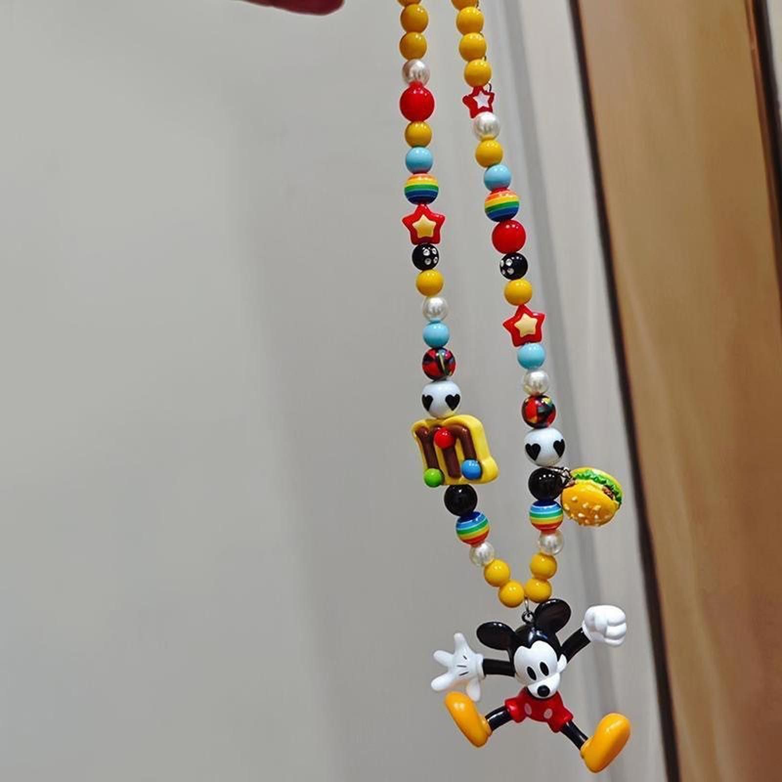 Vintage Pearl Dial Necklace – Cute Doll Pendant, Spicy Style Size ONE SIZE - 3 Thumbnail