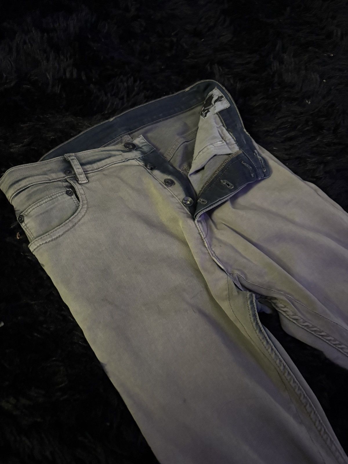 Rick Owens Rick Owens Torrence cut Olmar & mirta mineral dust jeans Size US 26 / EU 42 - 3 Thumbnail
