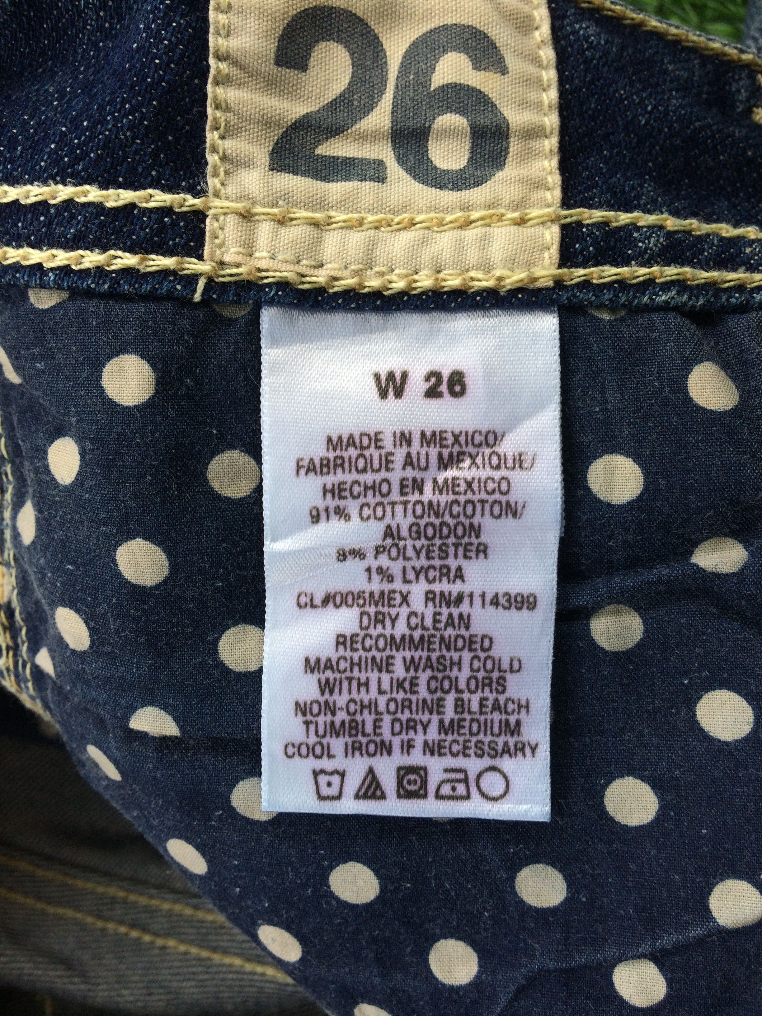 Japanese Brand Low Rise Distressed Flare Bootcut Denim Jeans D-869 Size US 26 / EU 42 - 11 Thumbnail