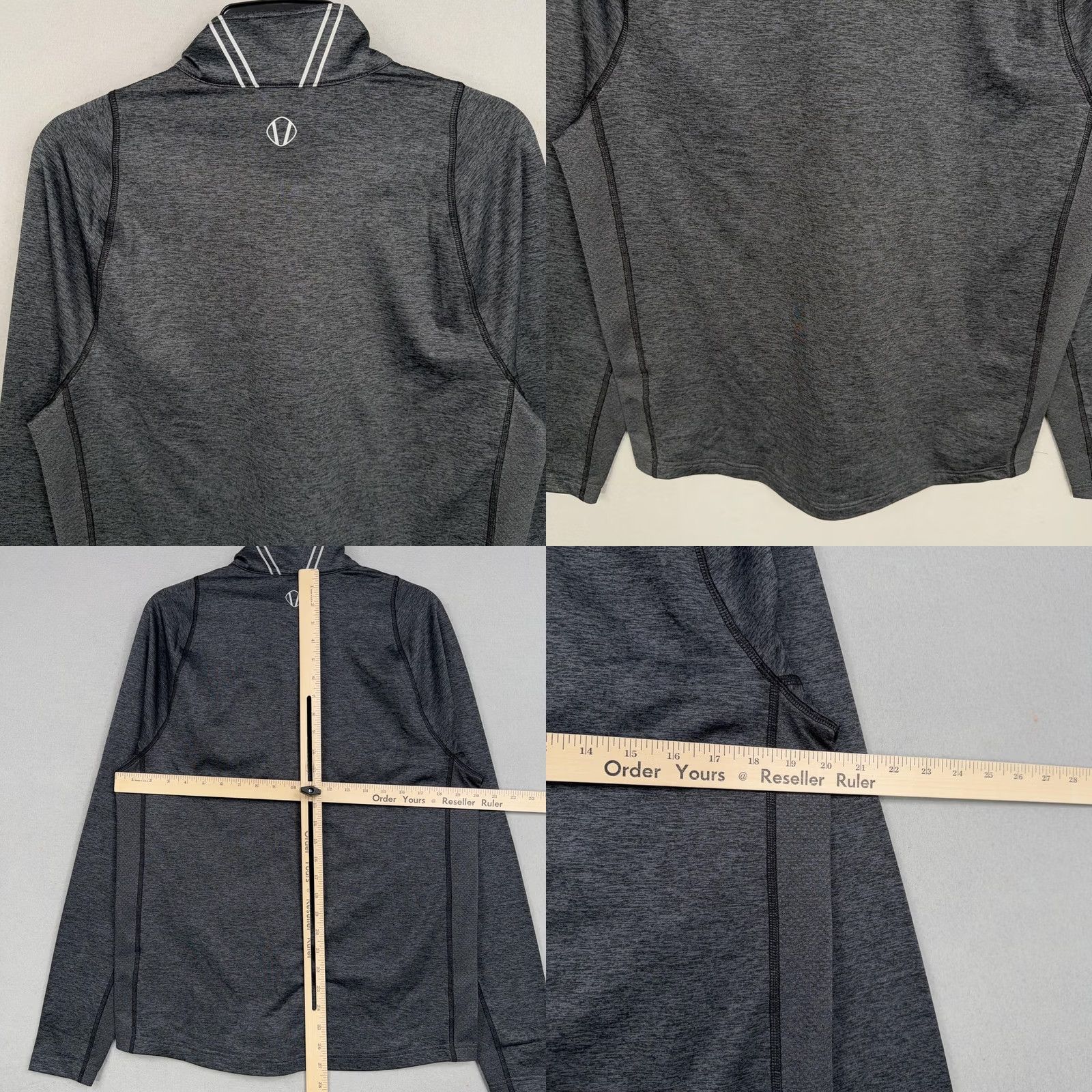 Obey Sunice Pullover Mens Small Charcoal Tobey Lightweight Coollite Golf Layering NWT - Vertical Stripe Size US S / EU 44-46 / 1 - 9 Thumbnail