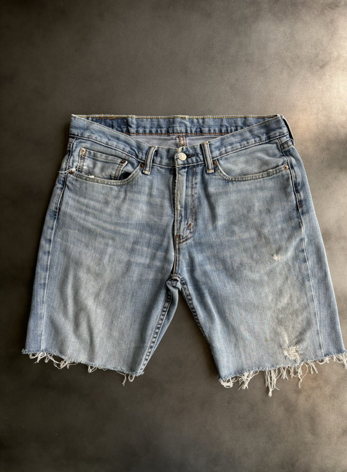 Levi's × Vintage Levis Cut Off Jean Shorts Levis Jorts Cutoffs Red Tab 514 33 Size US 33 - 11 Thumbnail
