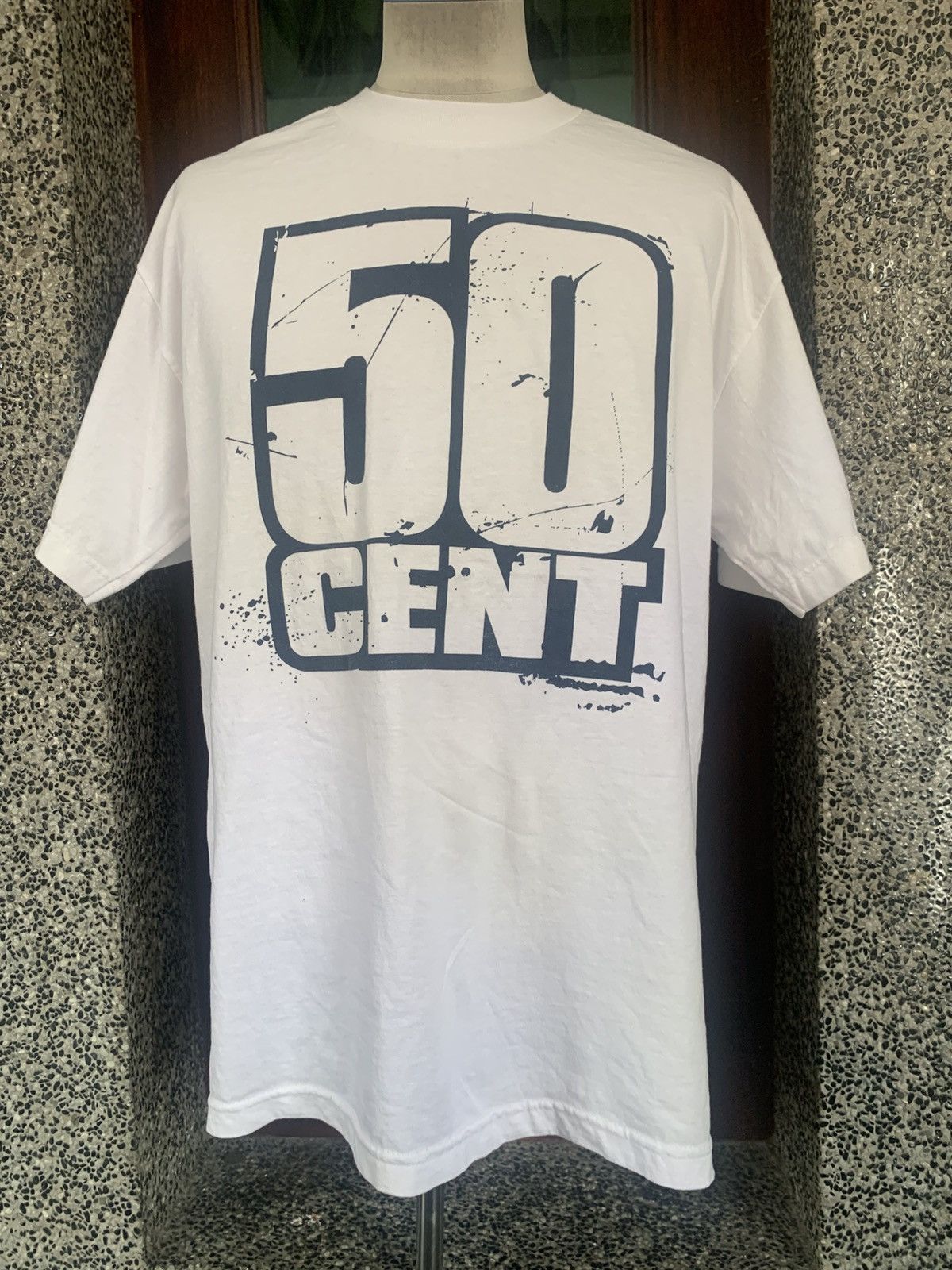 Rap Tees Vintage 50 Cent American Rapper / Hip Hop T shirt Size US L / EU 52-54 / 3 - 1 Thumbnail