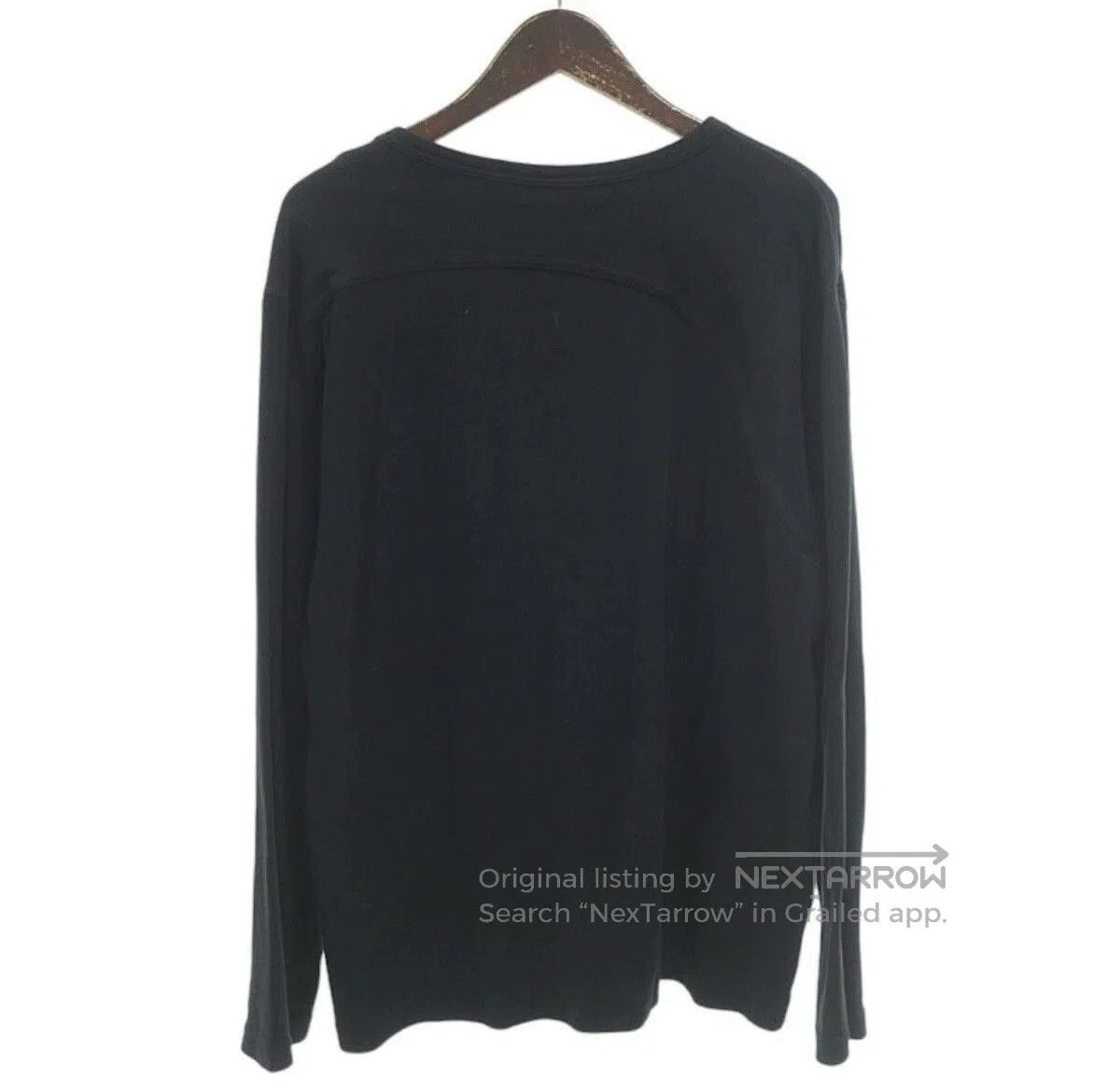 Yohji Yamamoto YOHJI YAMAMOTO 12SS Men's Black Cotton Henley Knit. Size US L / EU 52-54 / 3 - 2 Thumbnail