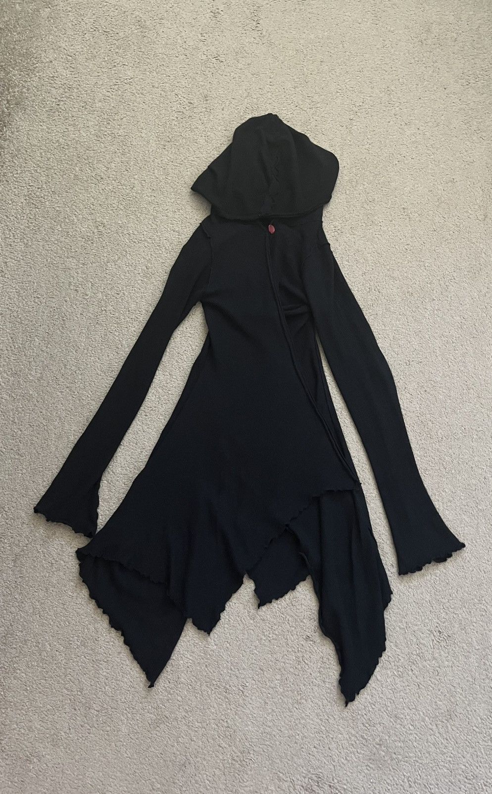 Japanese Brand alice auaa hooded asymmetrical cardigan Size US L / EU 52-54 / 3 - 3 Thumbnail