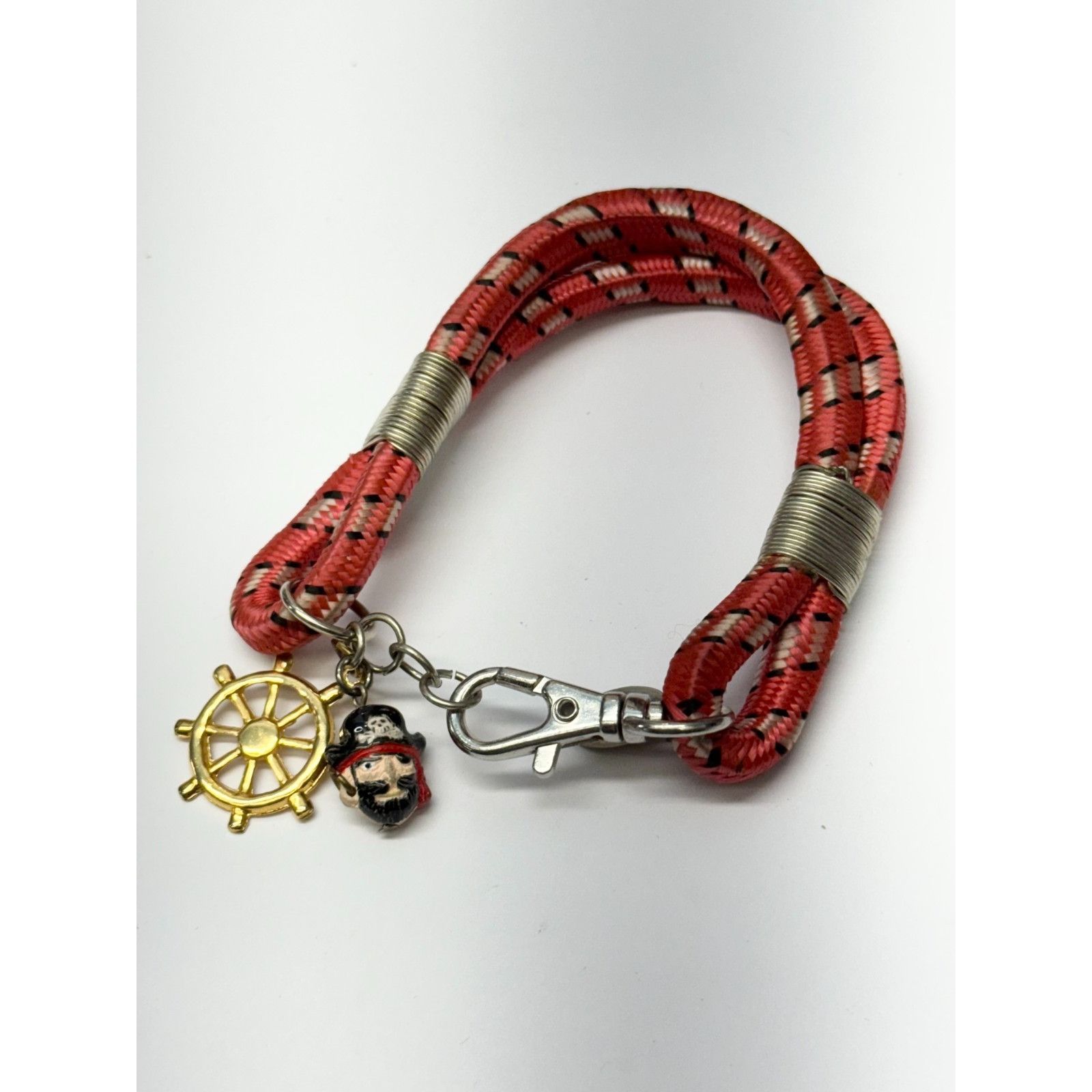 Vintage Vintage nautical bungee cord charm bracelet red Size ONE SIZE - 3 Thumbnail