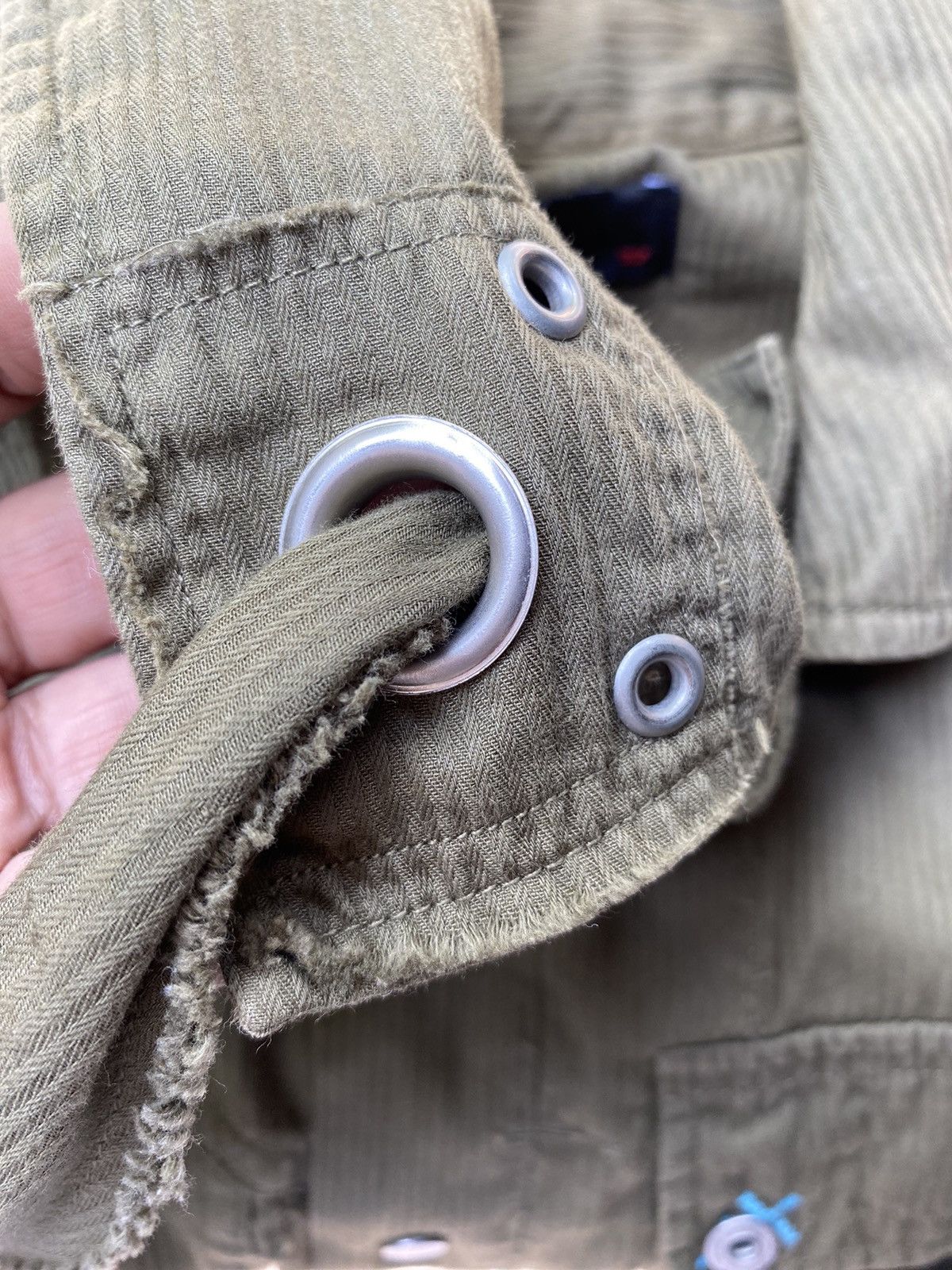 Diesel DIESEL Olive Snap Button Shirt Size M / US 6-8 / IT 42-44 - 15 Thumbnail