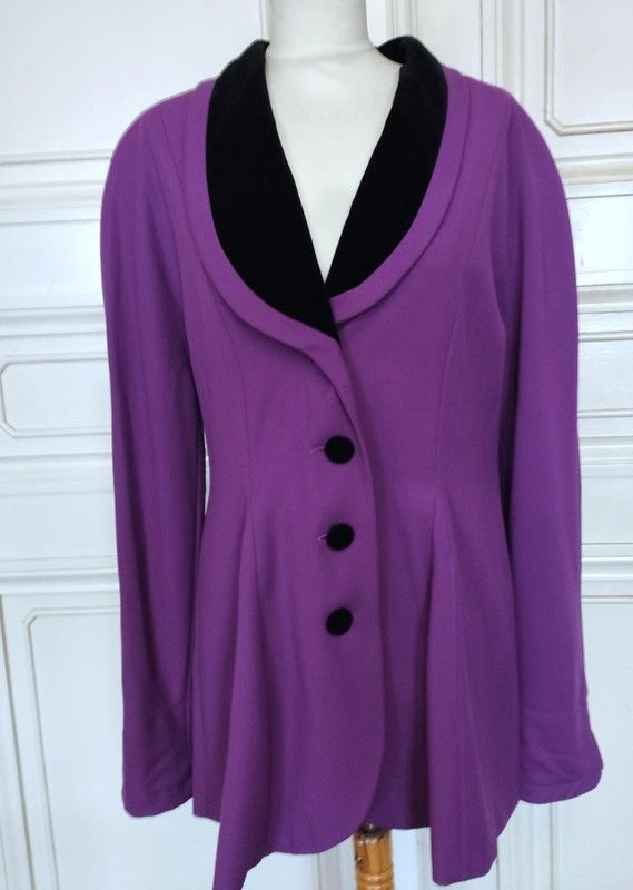 Karl Lagerfeld Karl Lagerfeld Veste Longue Laine Lin Velours T XL Size XL / US 12-14 / IT 48-50 - 6 Thumbnail