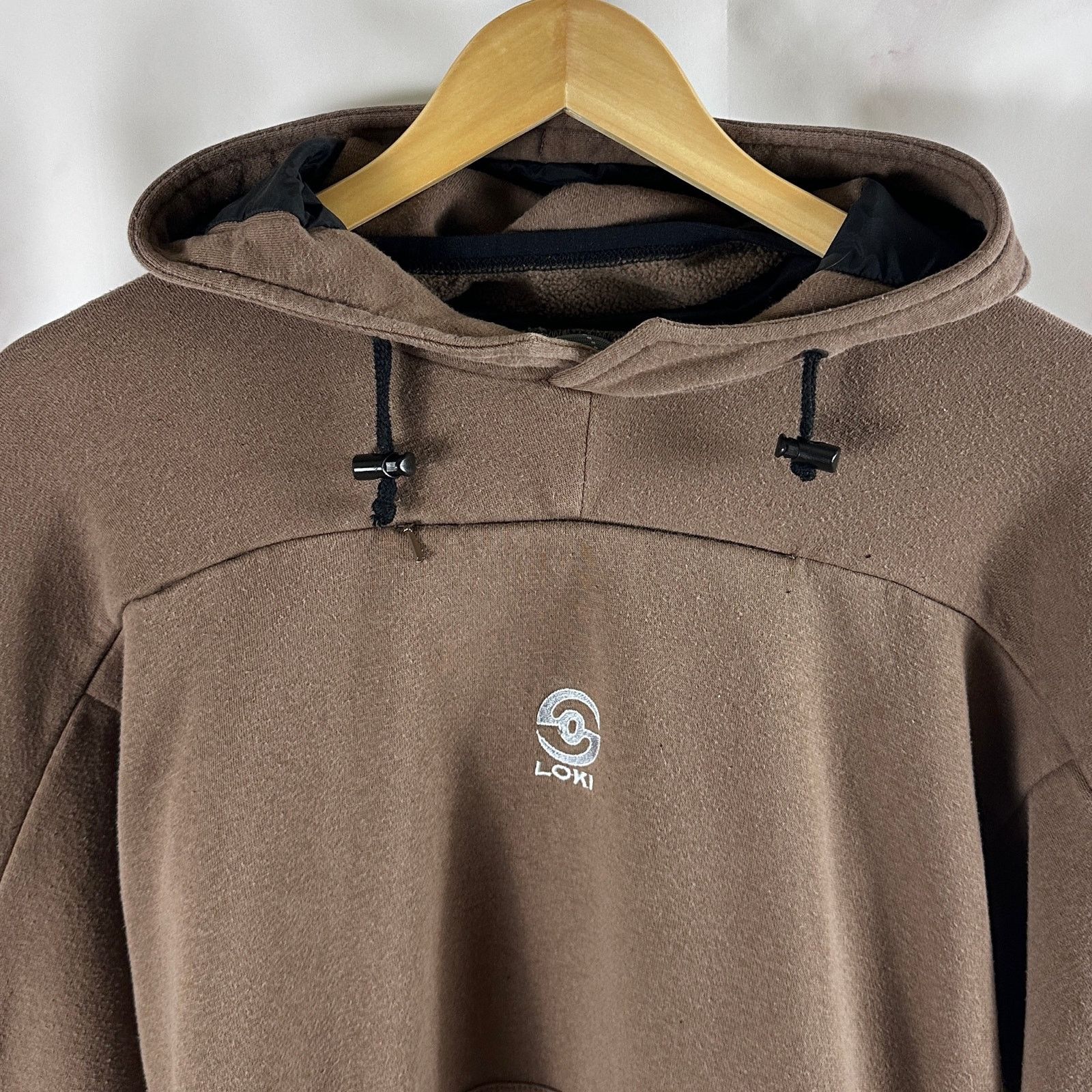 Vintage Vintage Loki Brown Tech Hoodie Size US S / EU 44-46 / 1 - 2 Thumbnail