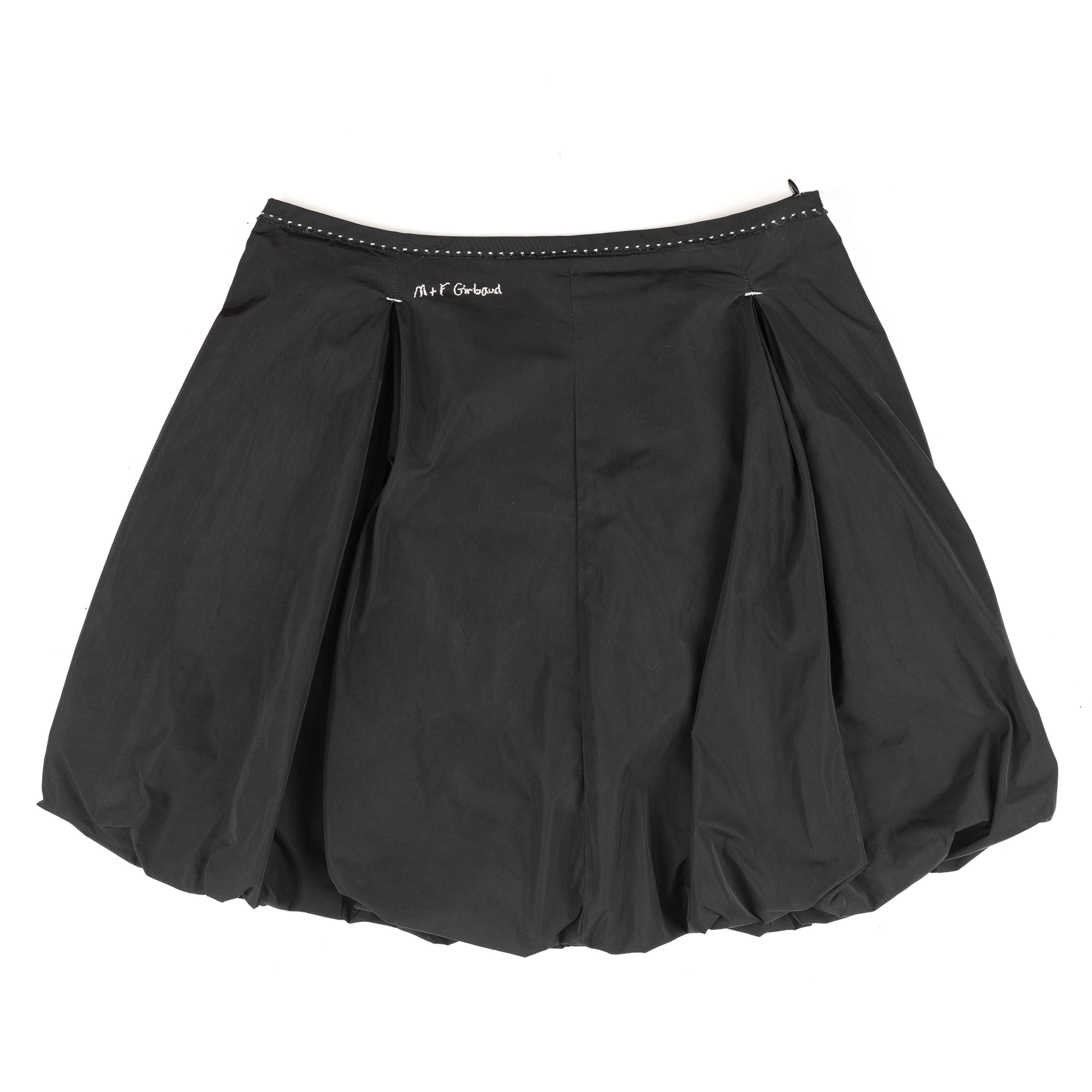 image of Marithe Francois Girbaud Marithé François Girbaud Mini Black Bubble Skirt, Women's (Size 26)