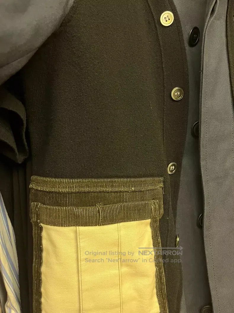 Comme des Garcons Comme des Garcons Dark gray blue pieced coat Size US S / EU 44-46 / 1 - 4 Thumbnail