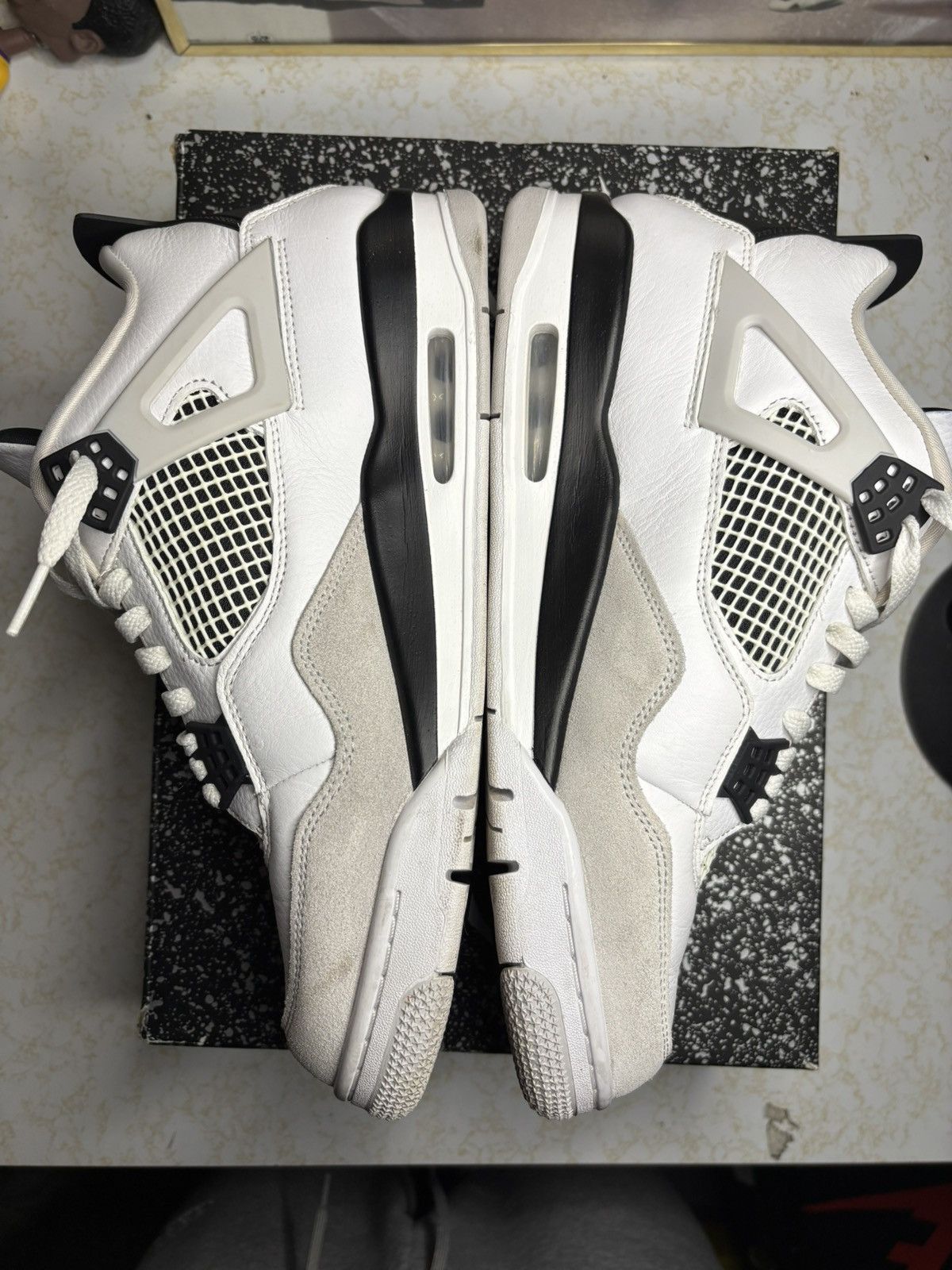 Jordan Brand Jordan Retro 4 ‘Military black’ Size US 11.5 / EU 44-45 - 3 Thumbnail