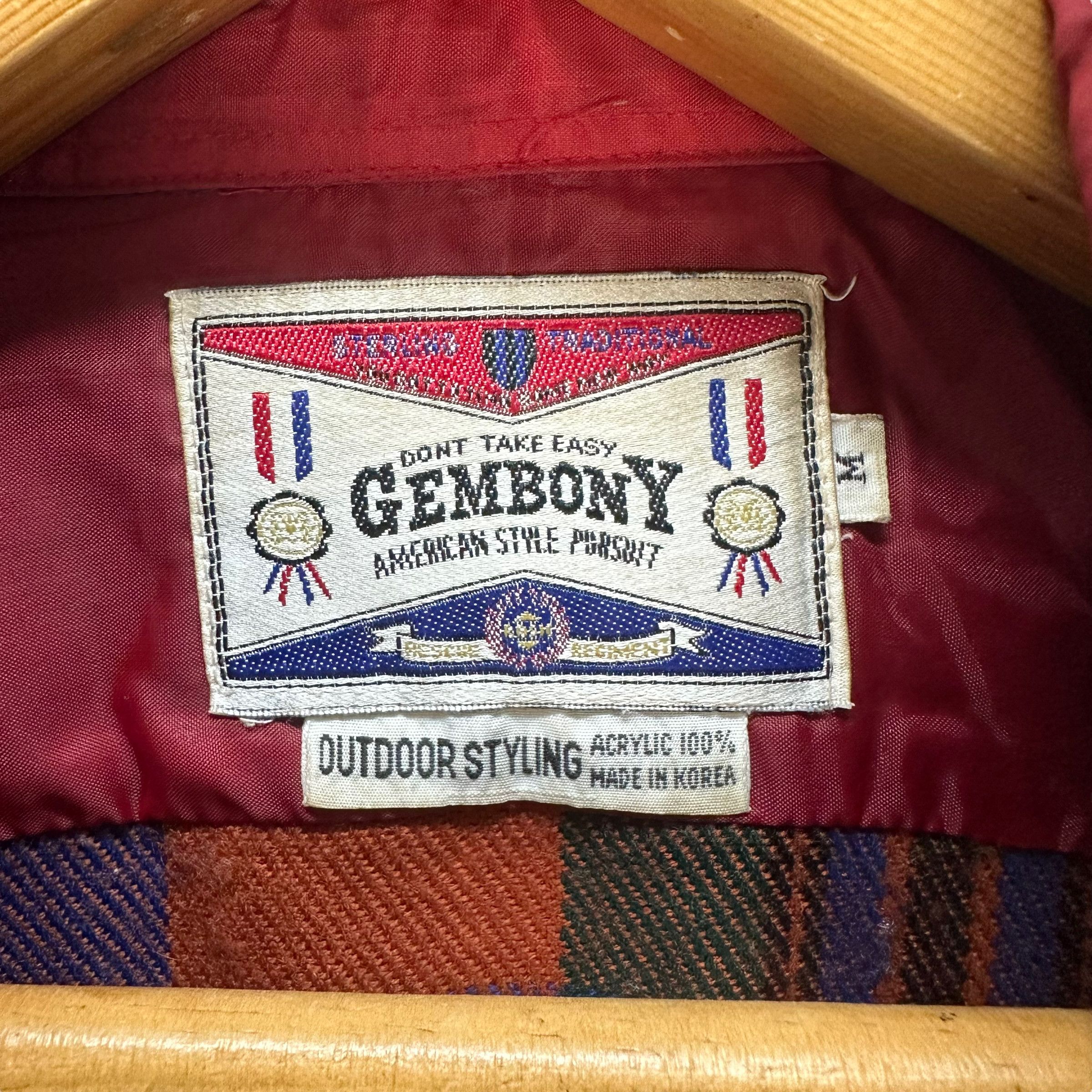 Vintage VINTAGE GEMBONY OUTDOOR STYLING TARTAN FLANNEL #7499-149 Size US M / EU 48-50 / 2 - 7 Thumbnail