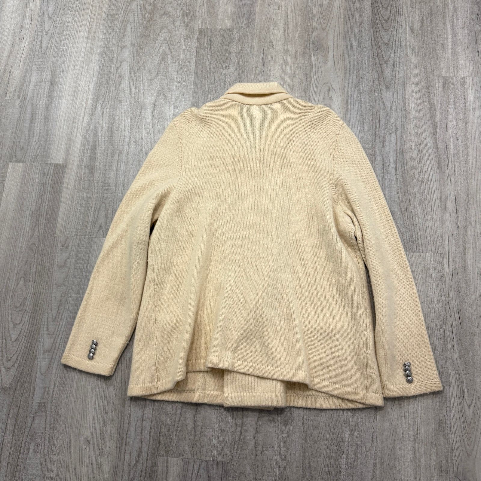Lauren Ralph Lauren Lauren Ralph Lauren Wool Cashmere Ivory Blazer Jacket 2X Size XXL / US 16-18 / IT 52-54 - 10 Thumbnail