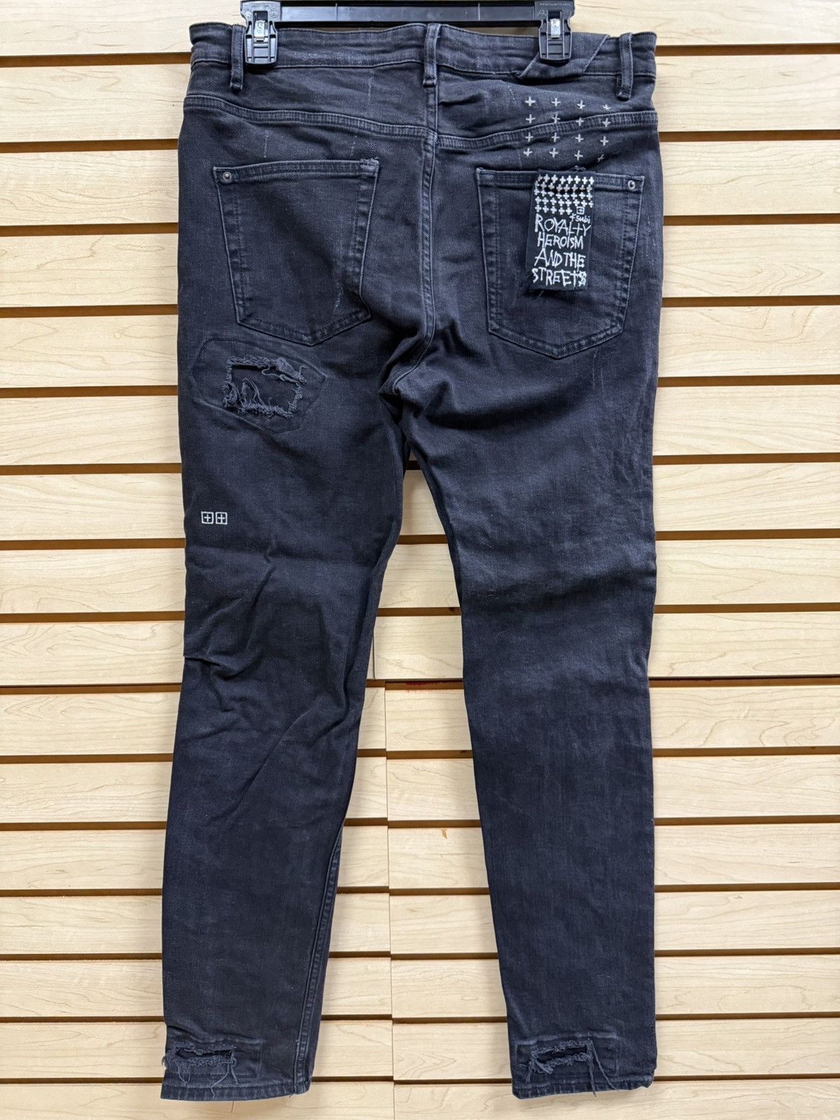 Ksubi KSUBI ALL BLACK CHITCH JEANS Size US 33 - 2 Thumbnail