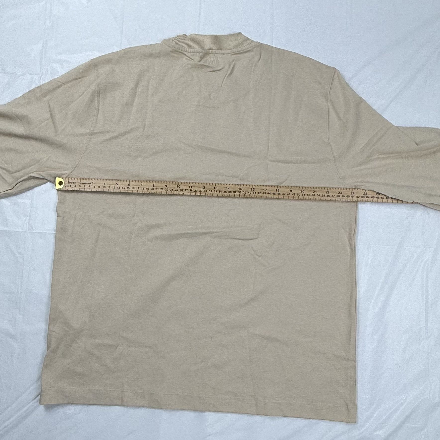 AMI Ami Alexandre Mattiussi Beige De Coeur Long Sleeve 3XL Size US XXL / EU 58 / 5 - 4 Thumbnail