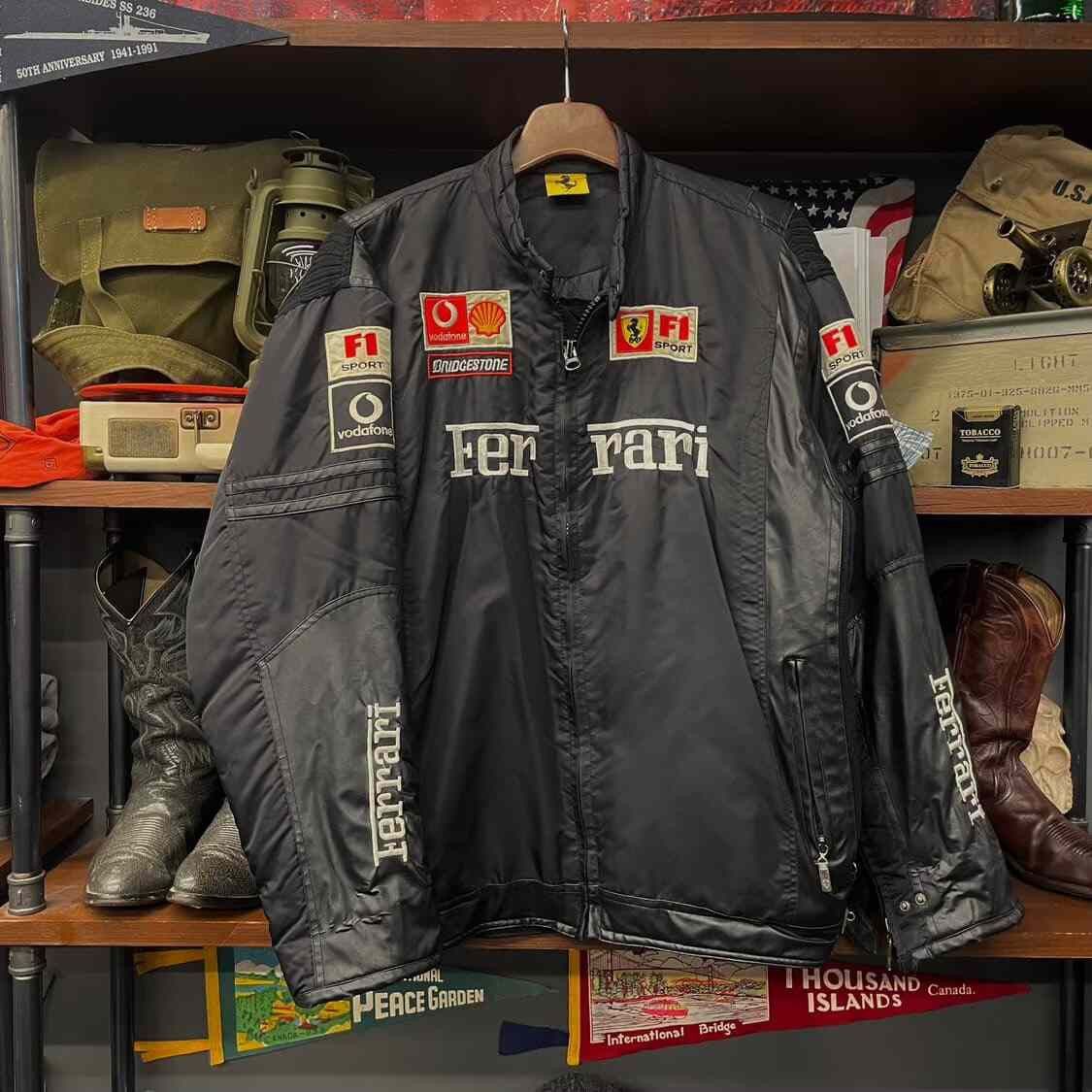 Ferrari Vintage F1 Puffer Jacket