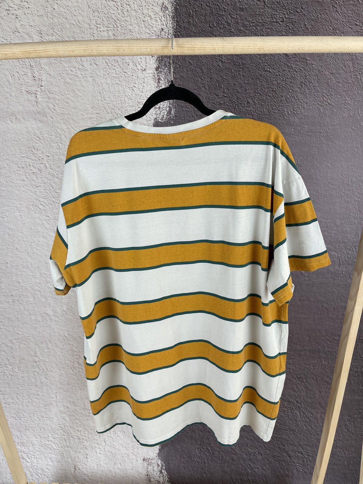 Black Label Starter Black label white orange striped tee shirt Size US XL / EU 56 / 4 - 9 Thumbnail