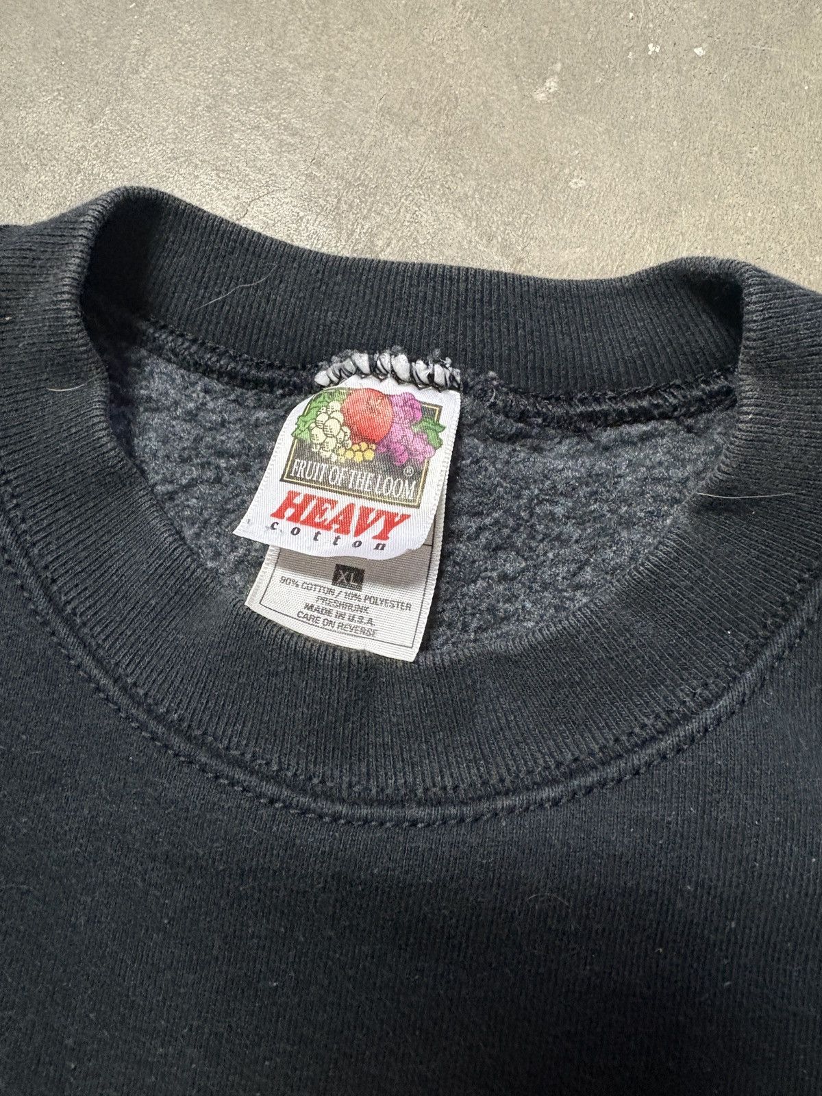 Vintage Vintage Black 90s Crewneck Sweater Size US L / EU 52-54 / 3 - 2 Thumbnail