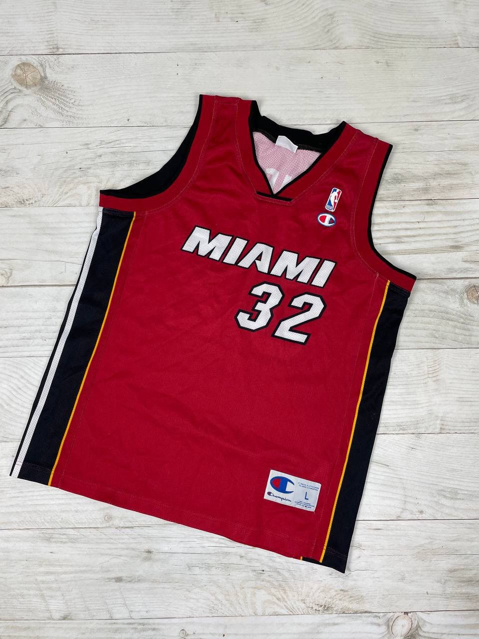 Vintage Champion Miami Heat Shaquille O’Neal #32 Jersey 90s