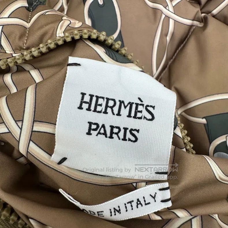 Hermes Hermes Stand Collar Reversible Down Jacket Size XXS / US 00 / IT 34 - 8 Thumbnail