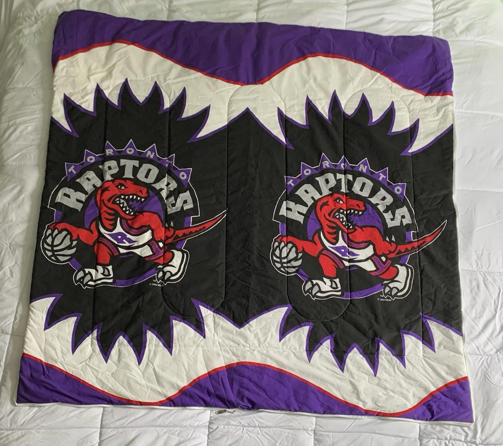 Other Vintage 1994 Huge Toronto Raptors Dinosaur Logo Sleeping Bag Size ONE SIZE - 6 Thumbnail