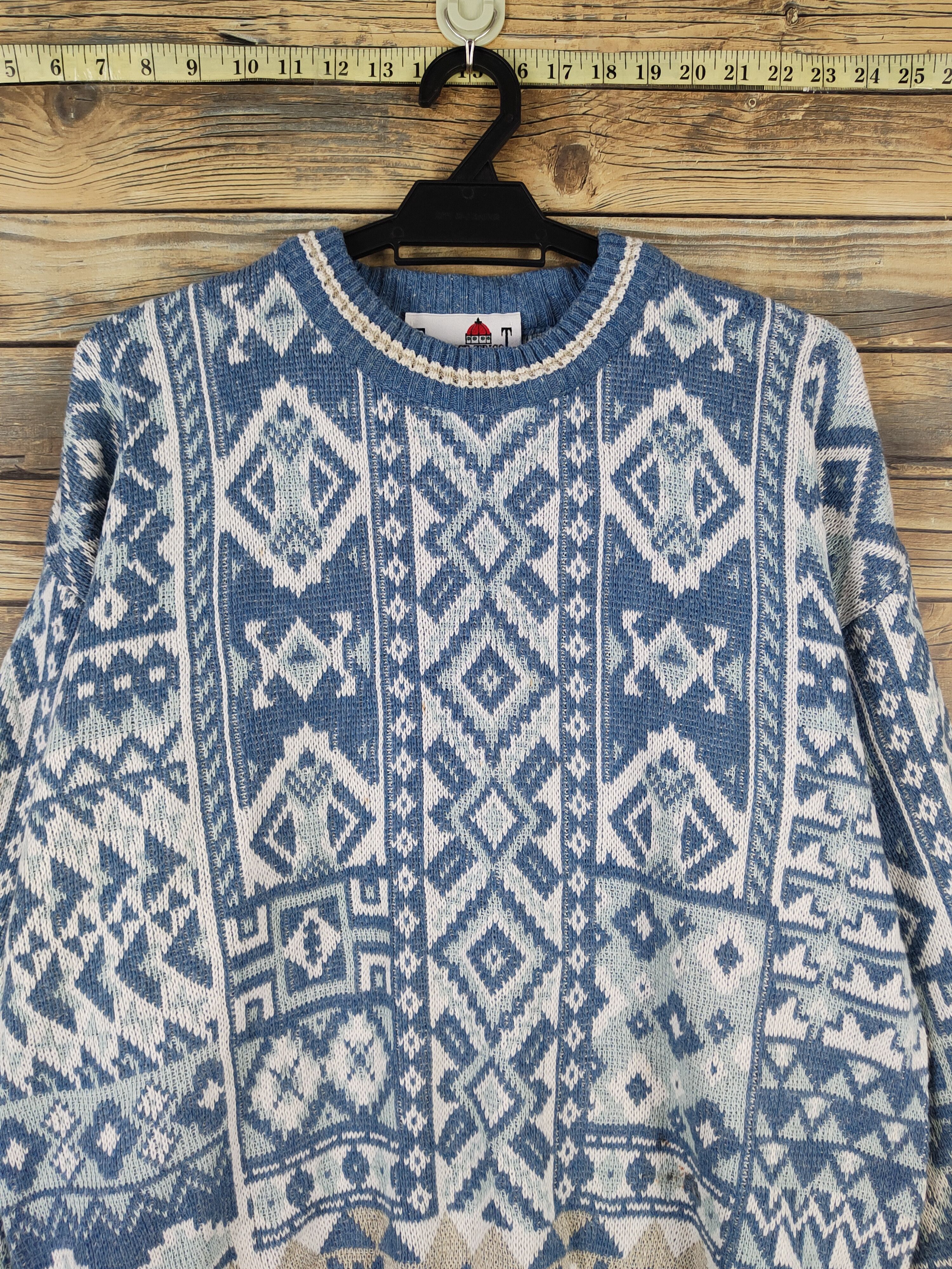 Florence Tricot Florence Tricot Blue Knitwear Sweatshirts like coogi #W2151 Size US L / EU 52-54 / 3 - 2 Thumbnail