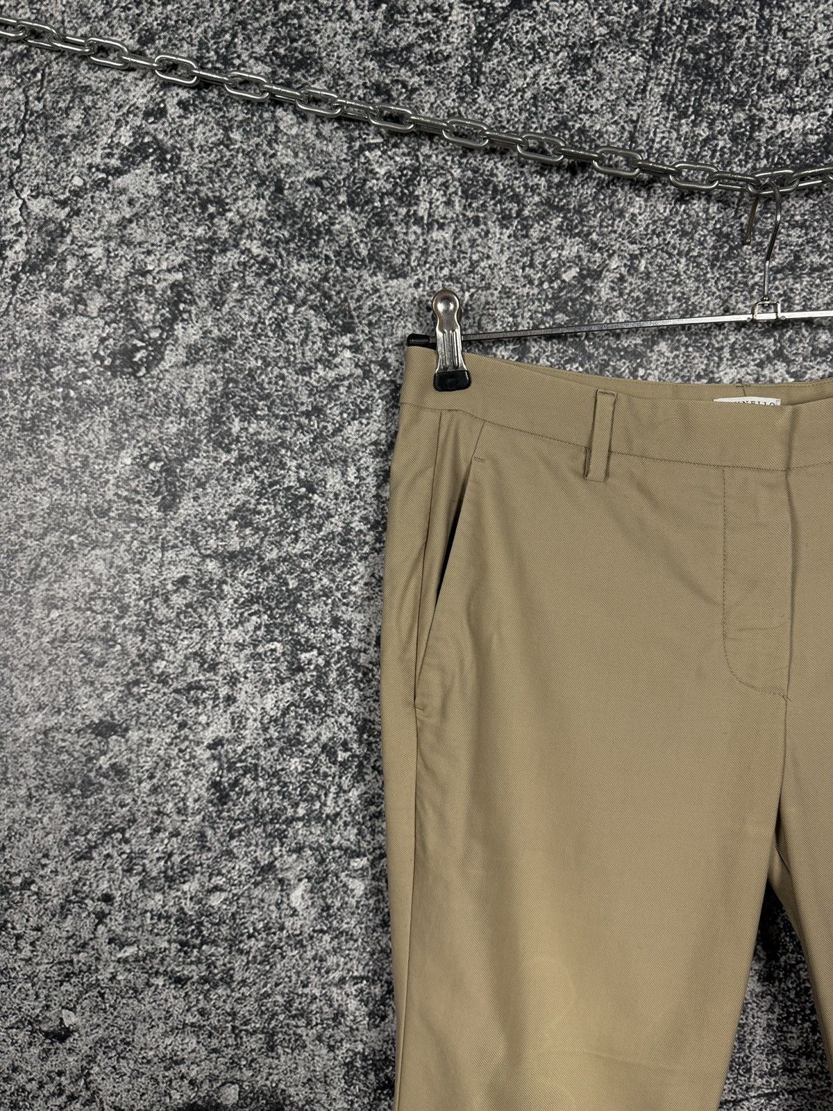 Brunello Cucinelli Brunello Cucinelli Straight Leg Cropped Trousers Italy Sz 44 Size 30" / US 8 / IT 44 - 3 Thumbnail