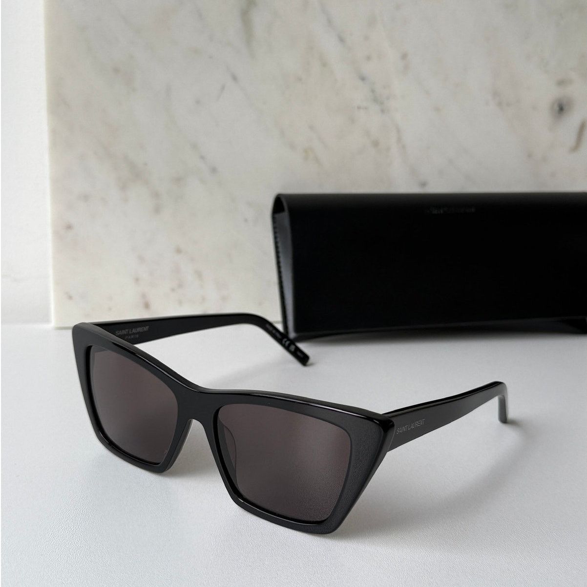 Saint Laurent Paris NEW Saint Laurent SL276 XL Mica Sunglasses in Black Size ONE SIZE - 1 Thumbnail