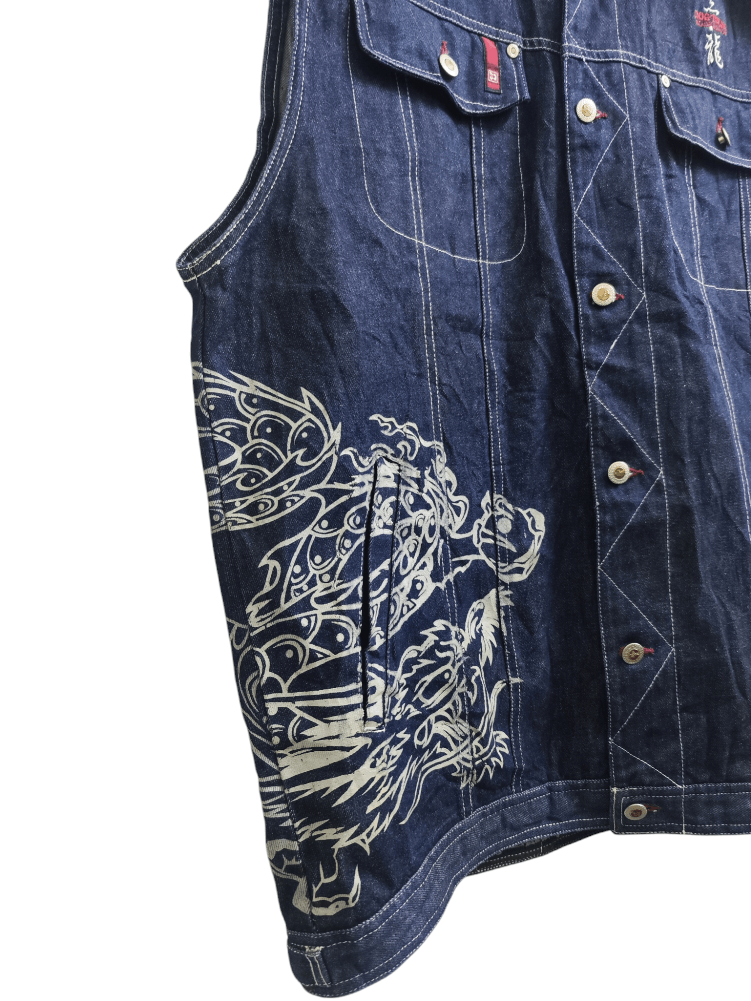 Dogtown × Vintage Vintage Dogtown Denim Jacket Size US XL / EU 56 / 4 - 3 Thumbnail