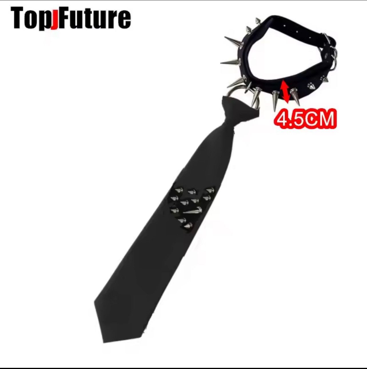 Japanese Brand × Leather Y2k tie punk aesthetic Size ONE SIZE - 3 Thumbnail