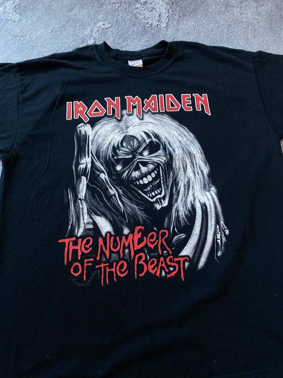 Band Tees × Iron Maiden IRON MAIDEN THE NUMBER OF THE BEAST EDDIE 00S T-SHIRT Size US XL / EU 56 / 4 - 2 Thumbnail