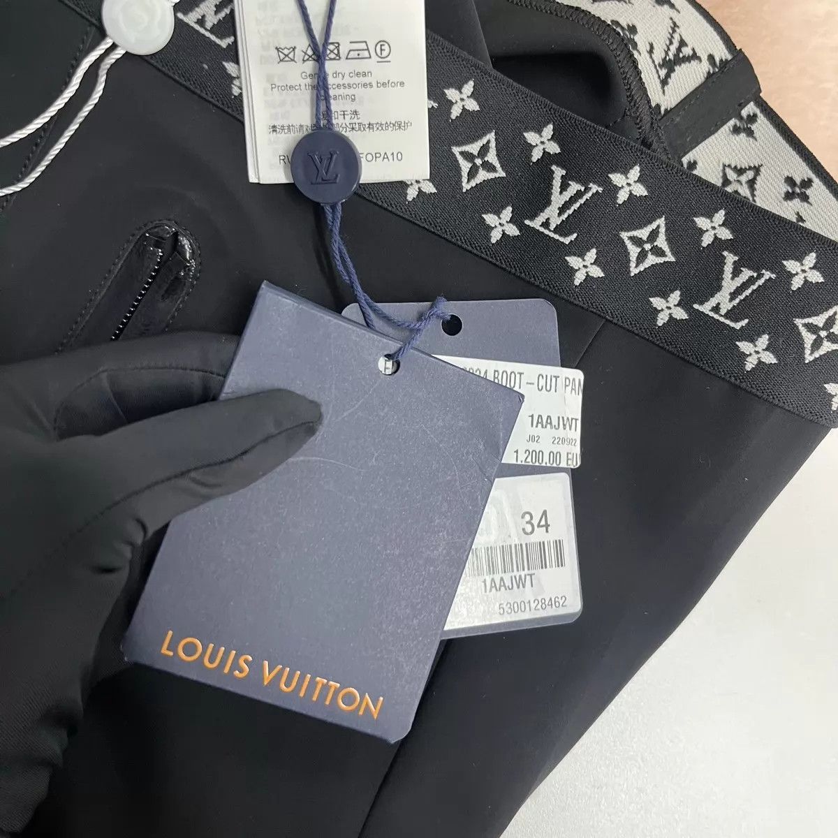 Louis Vuitton LV Sporty Bell-Bottom Pants 34 Size 25" / US 0 / IT 36 - 3 Thumbnail