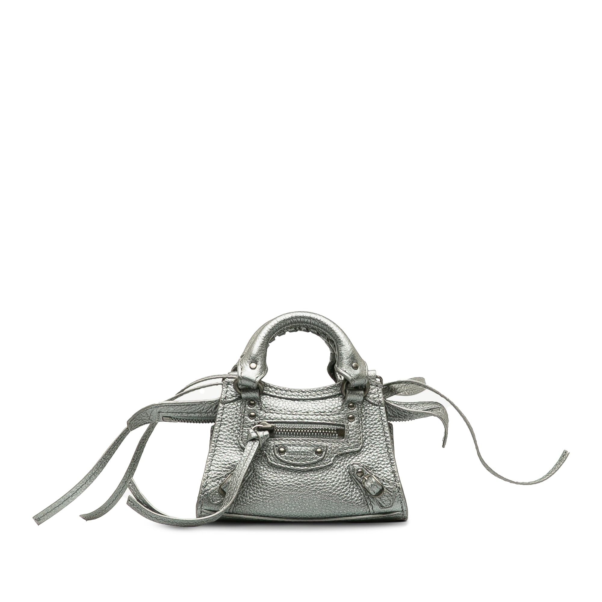 Balenciaga Super Nano Neo Classic City Silver