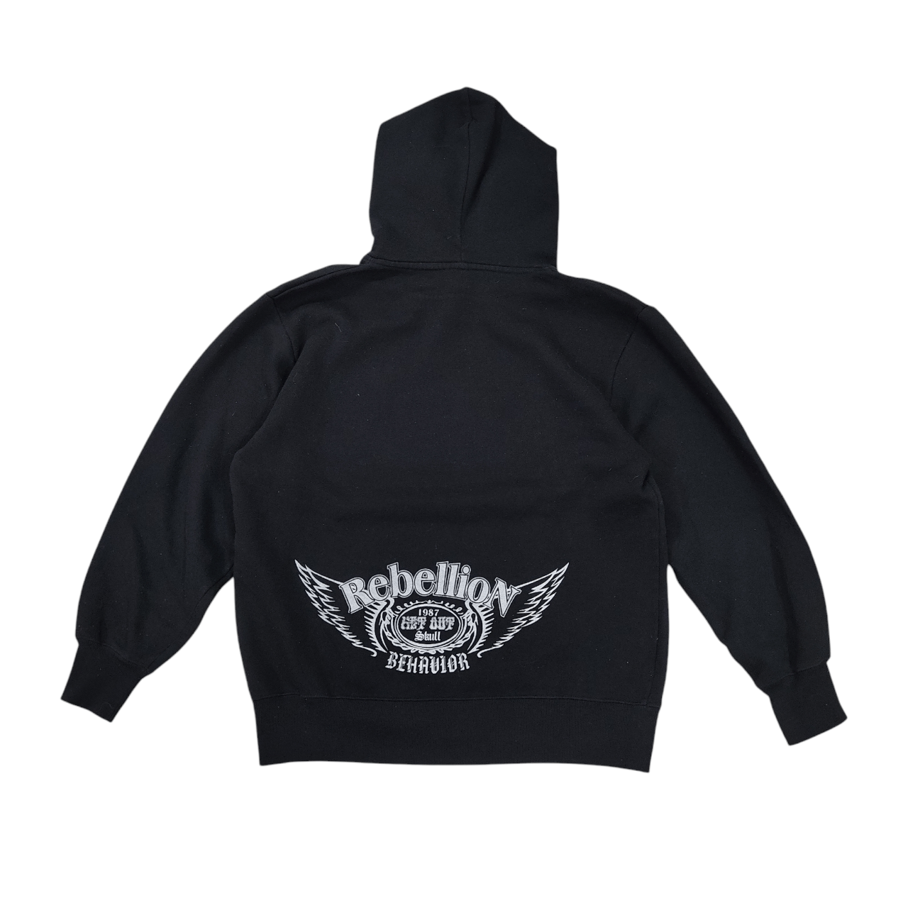 If Six Was Nine × Japanese Brand OXFAM Rebellion Anger Skulls Punk Hoodie Sweatshirt Size US L / EU 52-54 / 3 - 11 Thumbnail