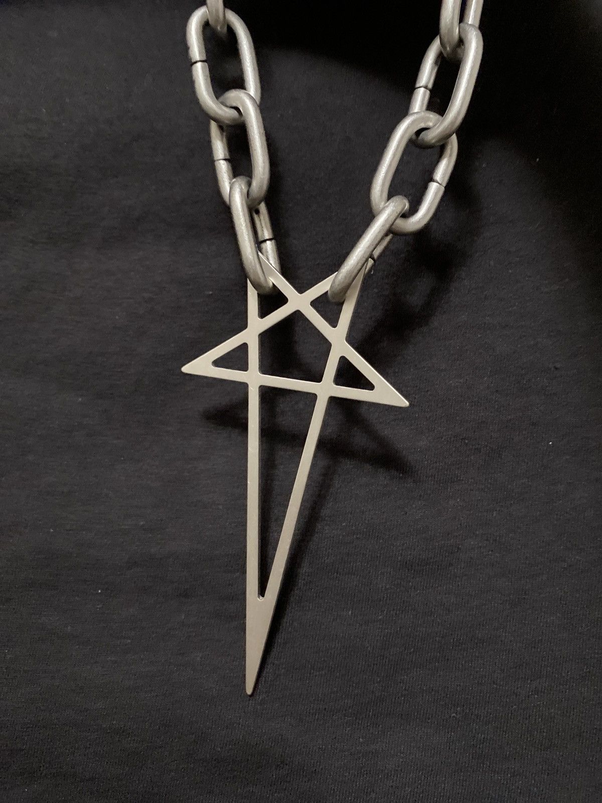 Rick Owens Rick Owens Pentagram Choker | Grailed