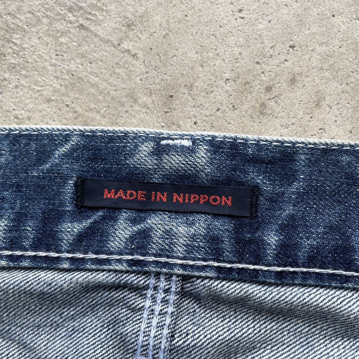 Japanese Brand Vintage BlueWay Japan Rusty Jeans Faded Distressed Pants W35 Size US 35 - 9 Thumbnail