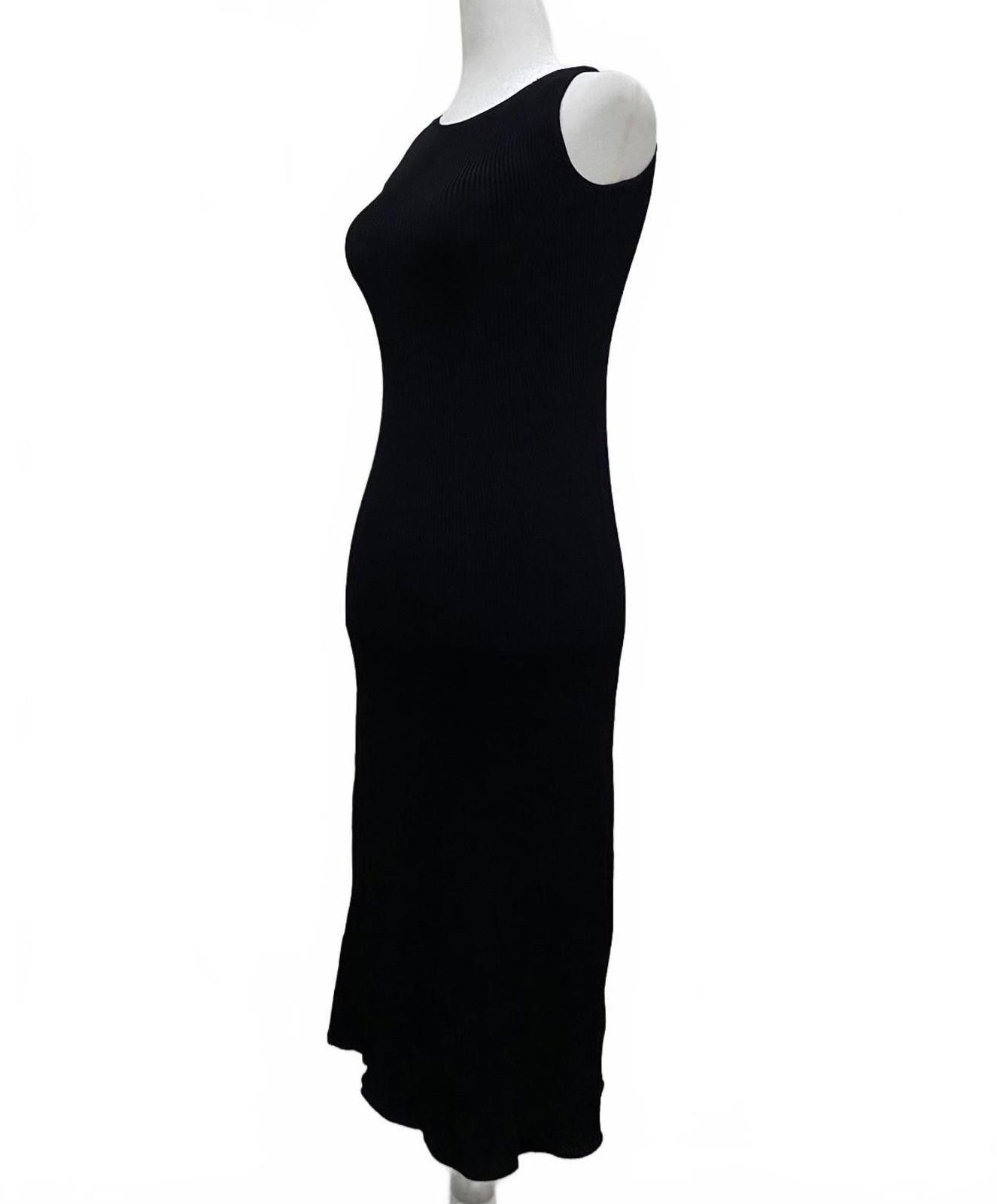 Uniqlo MAME KUROGOUCHI x UNIQLO Knit Midi Dress in Black (X-SMALL) Size XS / US 0-2 / IT 36-38 - 3 Thumbnail