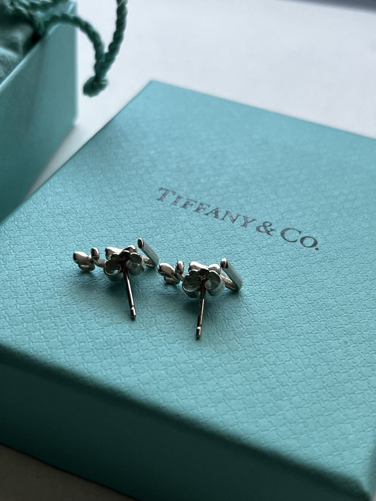 Tiffany & Co. Tiffany & Co. Graffiti Love Script Earrings Size ONE SIZE - 2 Thumbnail