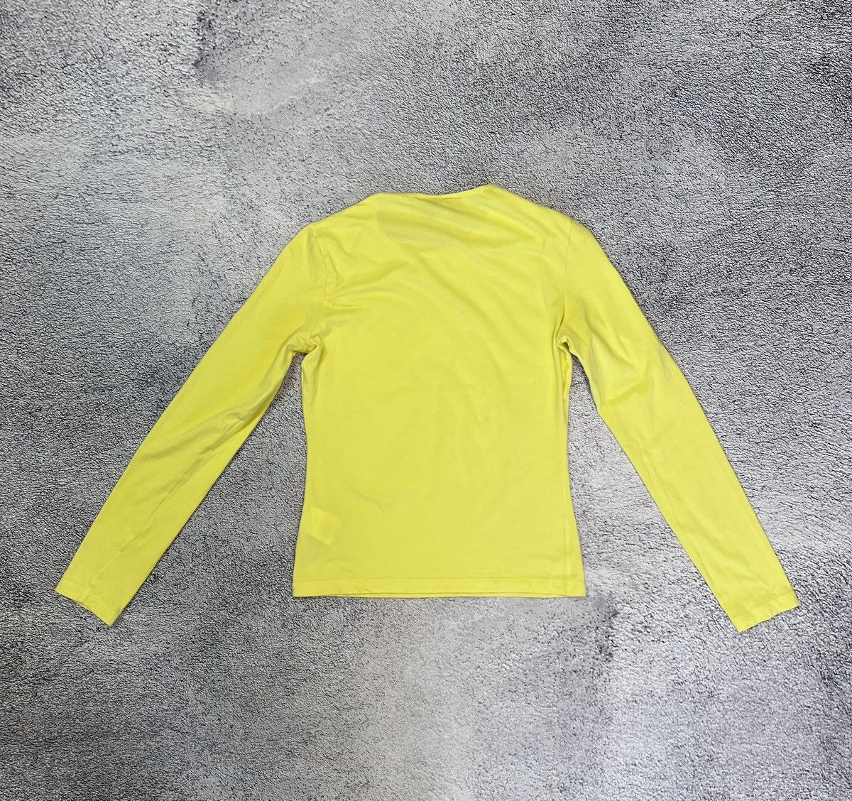 Versace Jeans Couture Versace Jeans Couture Yellow Floral Long Sleeve Top M Stretc Size M / US 6-8 / IT 42-44 - 9 Thumbnail