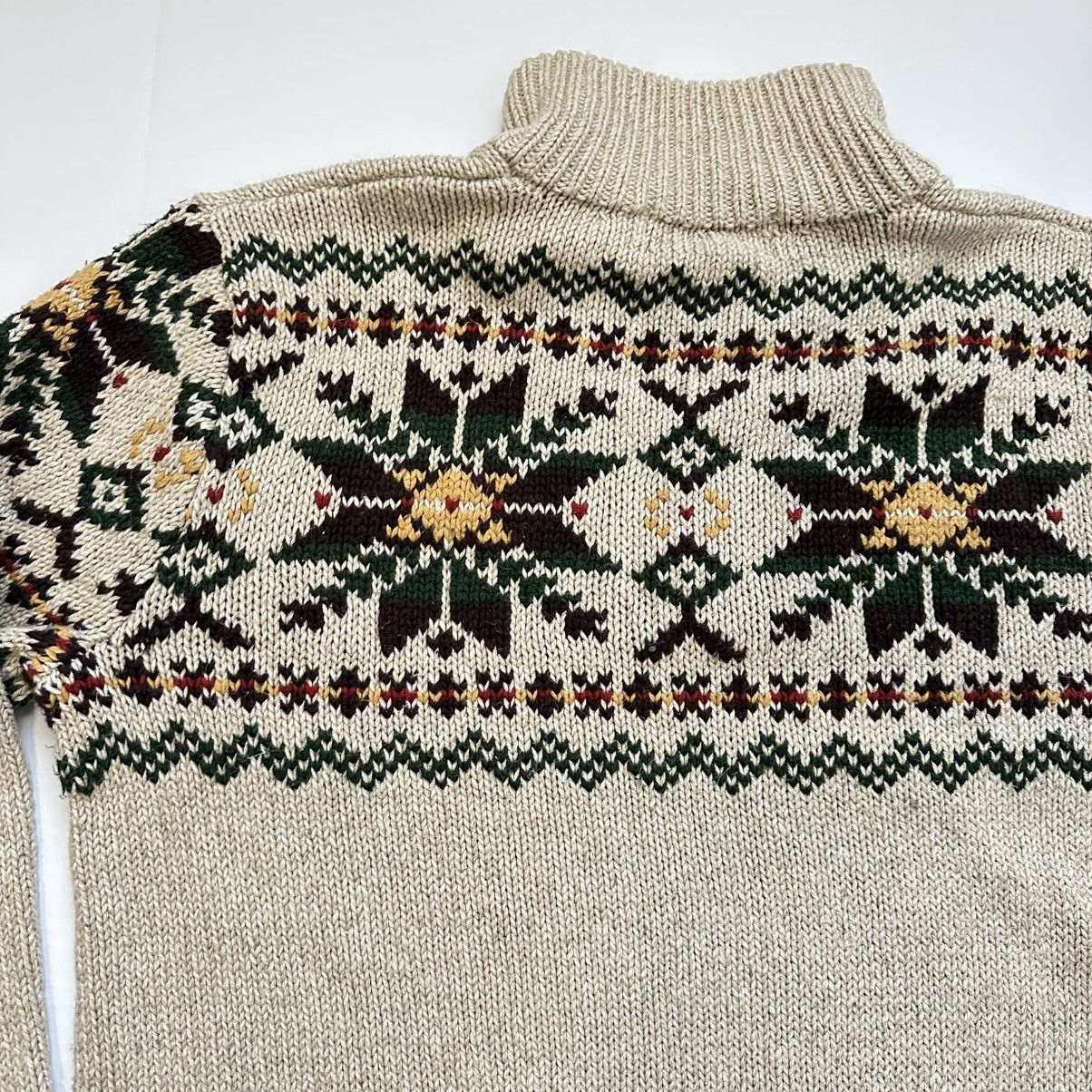 Polo Ralph Lauren Vintage Polo Ralph Lauren Snowflake Fair Isle Sweater Large Size US L / EU 52-54 / 3 - 7 Thumbnail