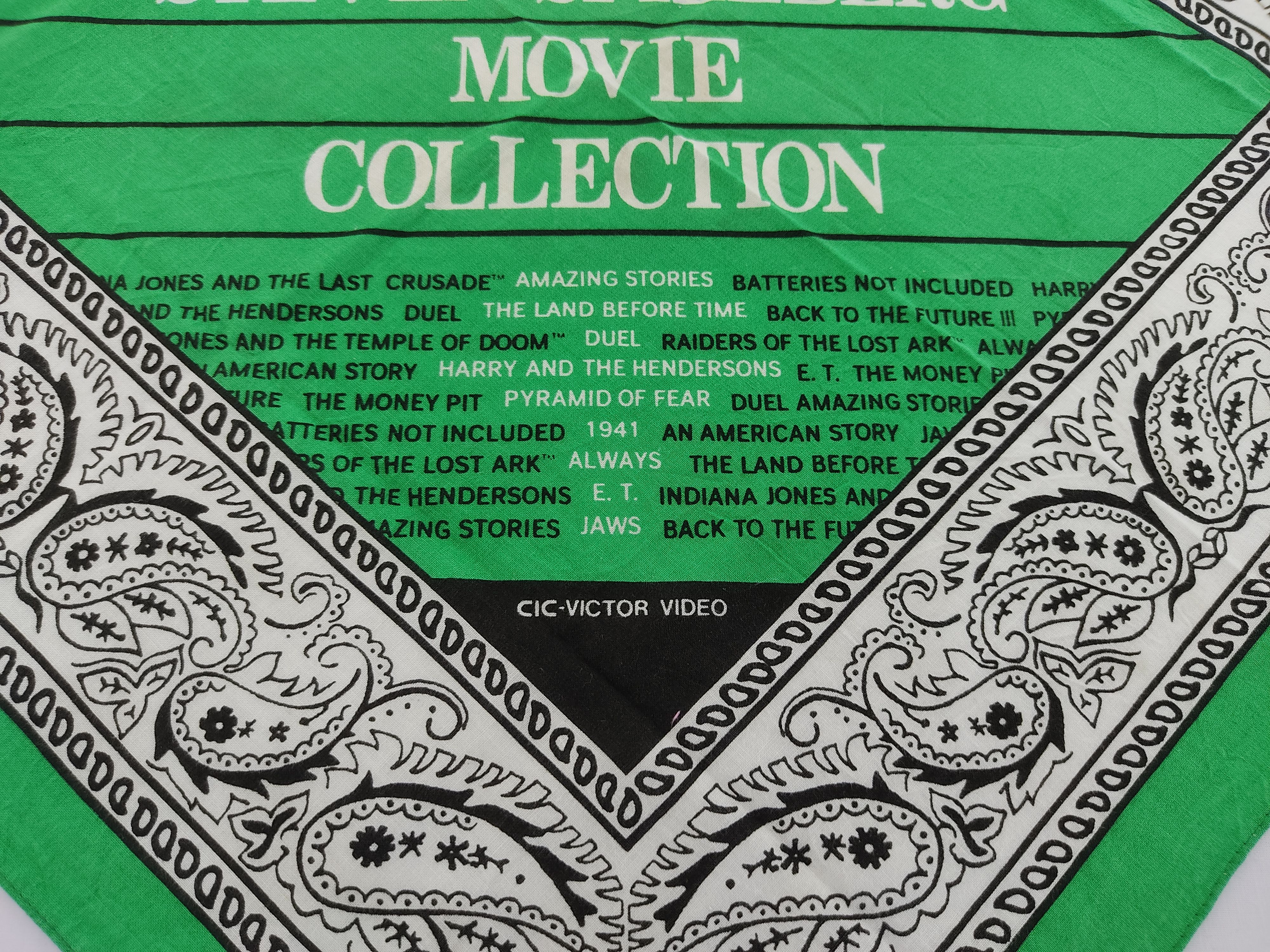 Vintage Vintage Steven Spielberg Movie Collection Bandana Size ONE SIZE - 4 Thumbnail