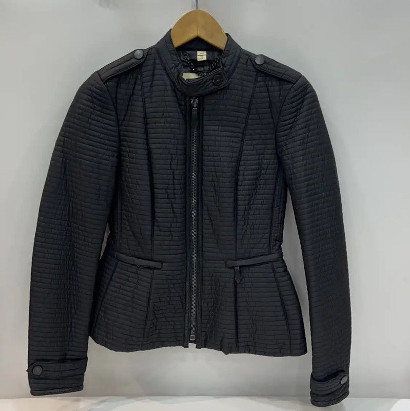 Burberry Burberry Black Striped Women's Winter Jacket Size XS / US 0-2 / IT 36-38 - 1 Thumbnail