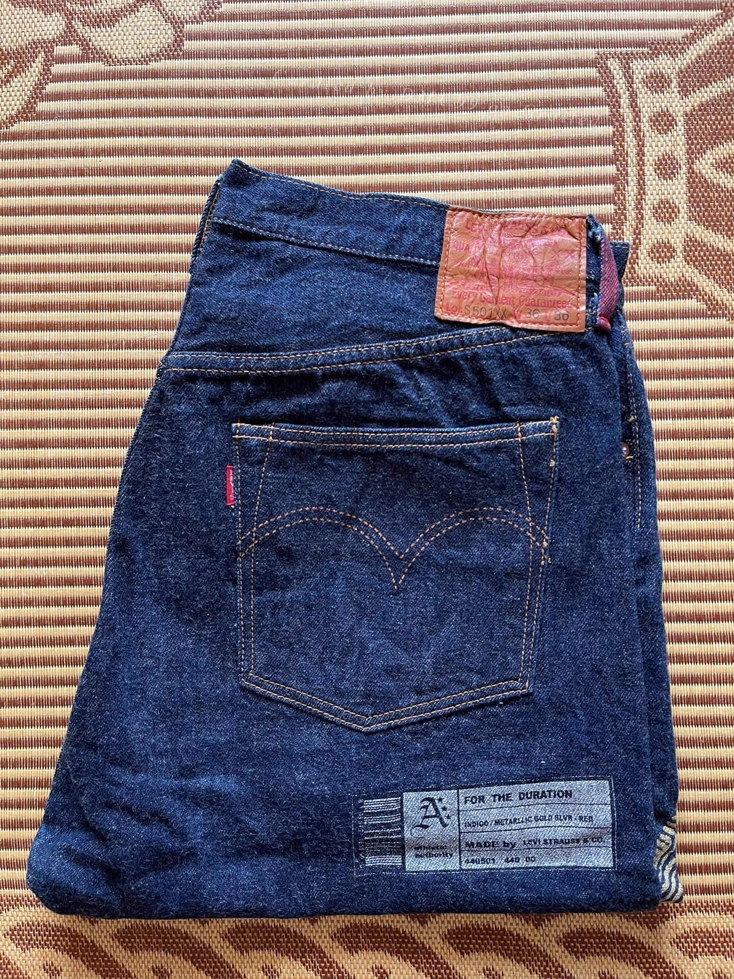 Levi's Levi's 501xx Atomos Nissan Raw Jeans Size US 28 / EU 44 - 1 Thumbnail