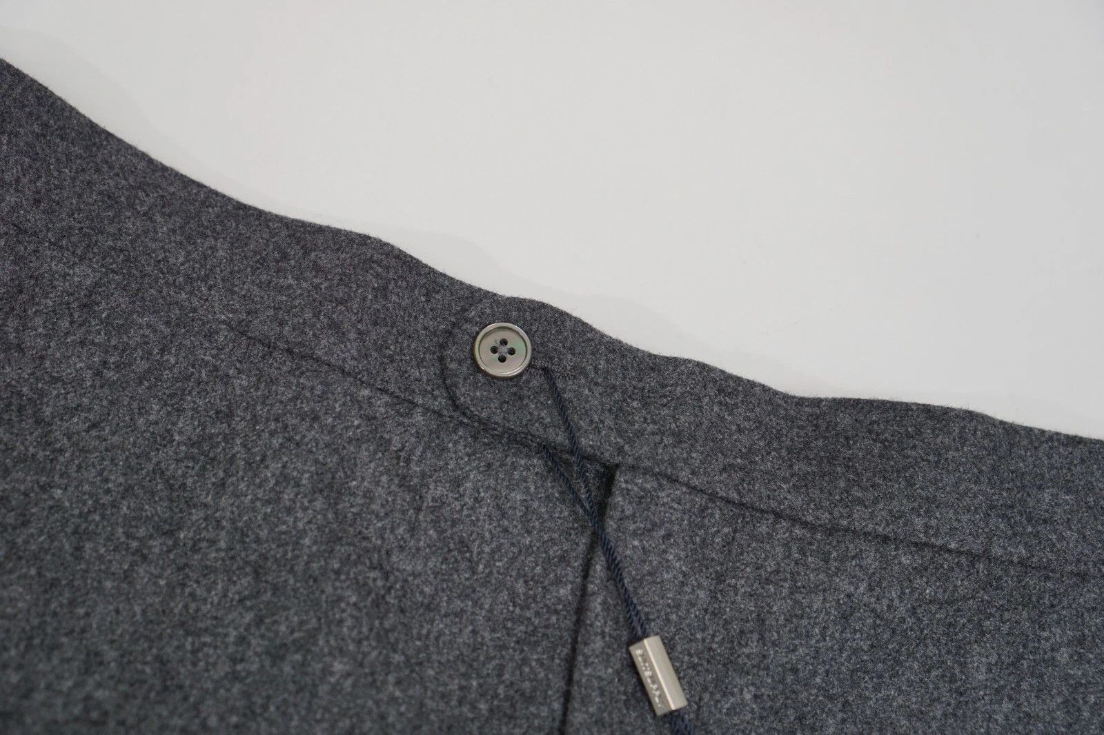 Suitsupply Men Suitsupply Brescia Trousers Pants Grey Flannel US40 W37 Size 40R - 4 Thumbnail