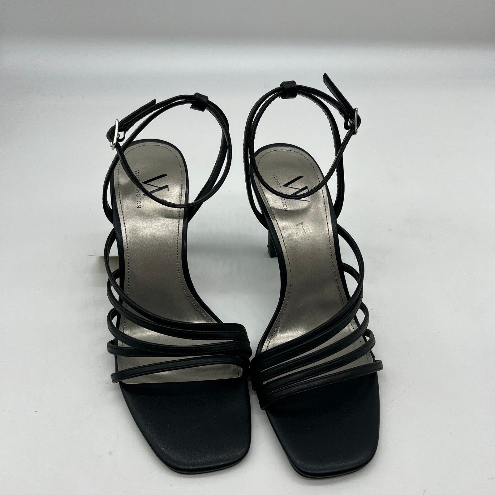 Other Worthington Women Shoes Estero Black Heeled Sandals Size 9M Size US 9 / IT 39 - 2 Thumbnail