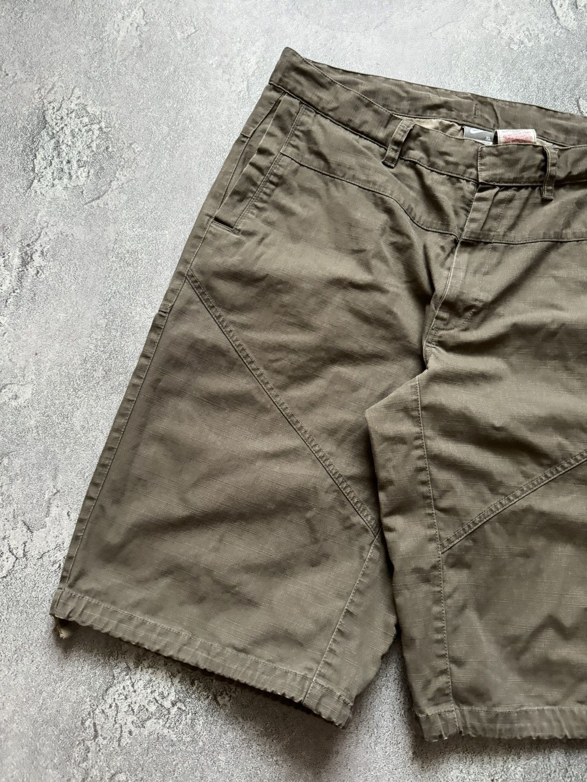 Nike × Vintage Nike XL cargo vintage shorts 🩳 swoosh Size US 36 / EU 52 - 5 Thumbnail