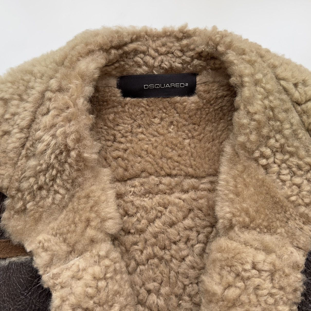 Dsquared2 Dsquared2 F/W 2002 Hybrid Knit & Leather Jacket Size US M / EU 48-50 / 2 - 11 Thumbnail