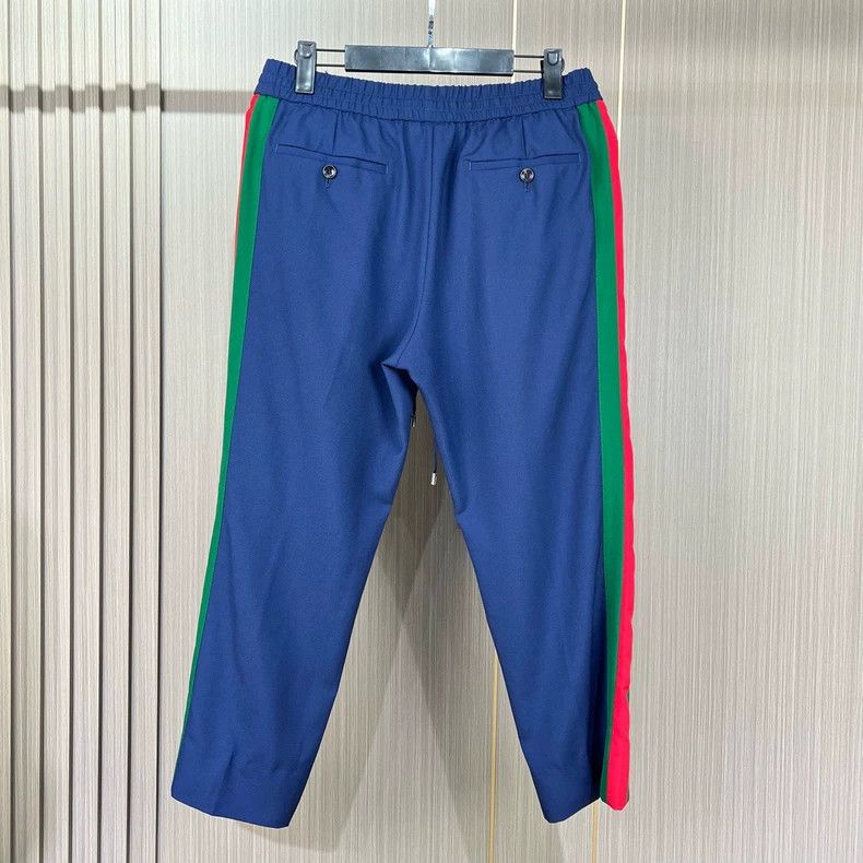 Gucci Gucci Red and green striped casual pants 2504-Nextarrow Size US 30 / EU 46 - 2 Thumbnail