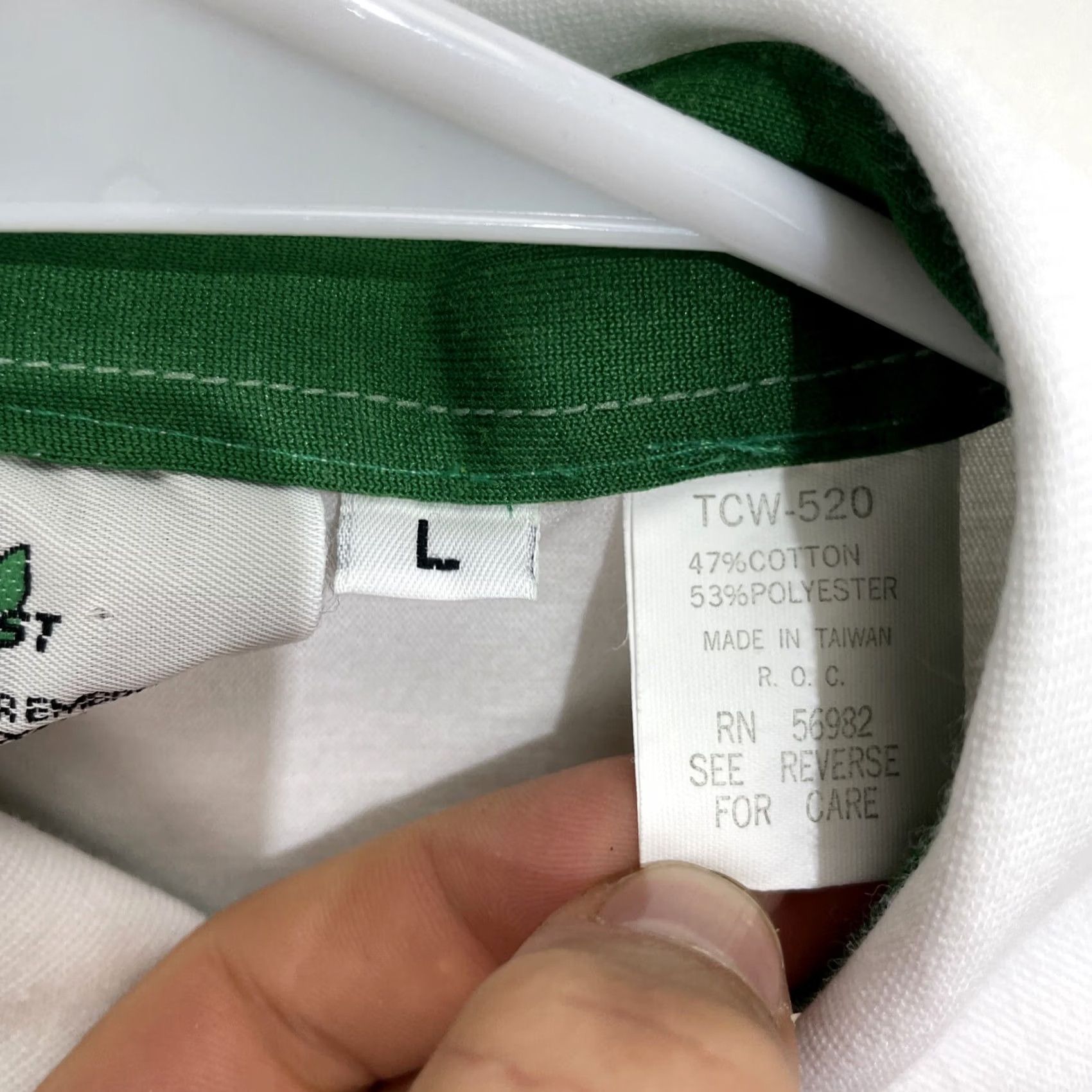 Vintage VINTAGE Midwest Quality Air Transport Polo Shirt Pocket 1/2 Button Large White Size US L / EU 52-54 / 3 - 3 Thumbnail