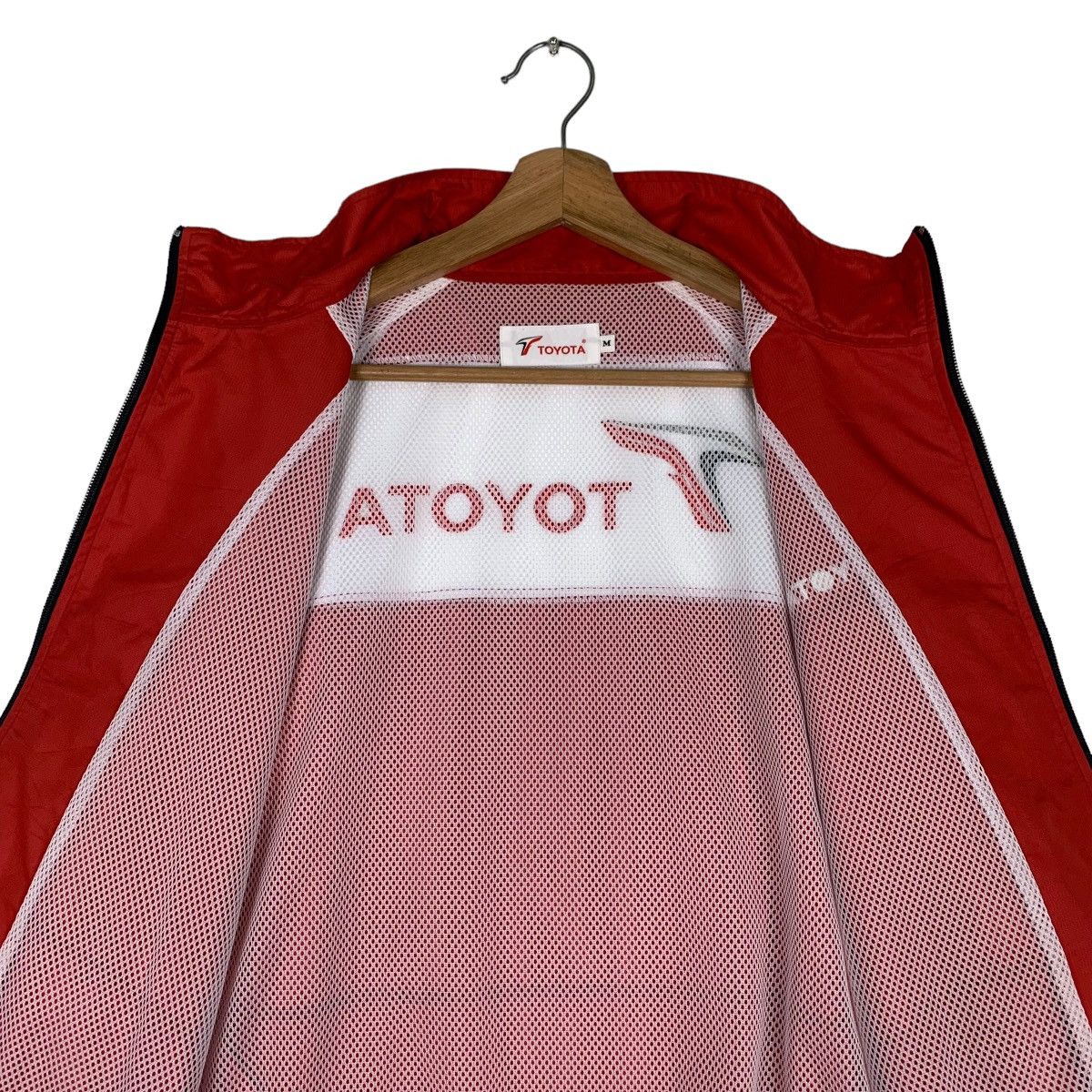 Japanese Brand TOYOTA Embroidered Big Logo Red Light Jacket #0928-C41 Size US M / EU 48-50 / 2 - 13 Thumbnail